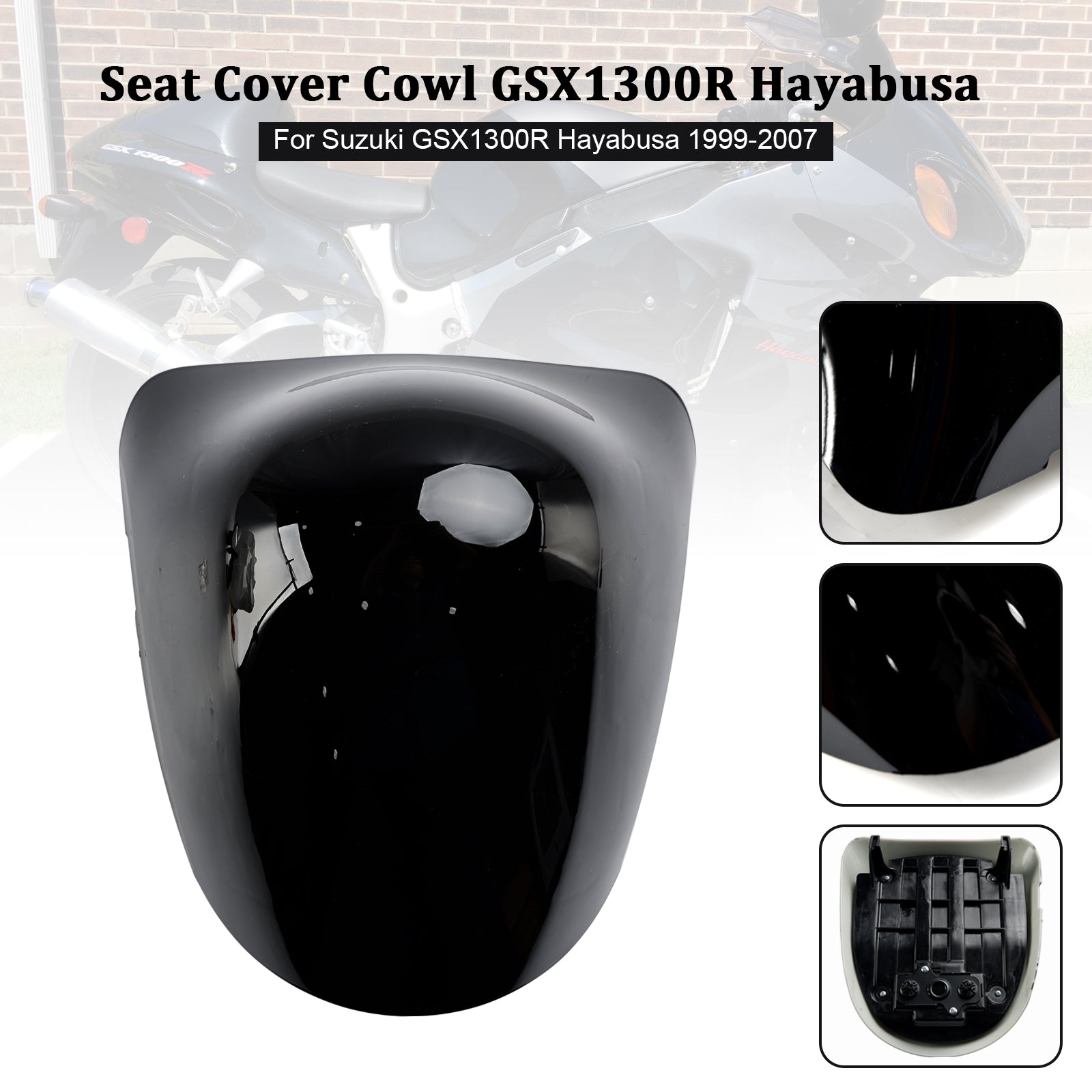 99-07 Suzuki GSX1300R GSX-R1300 Hayabusa Cubierta de carenado del asiento trasero