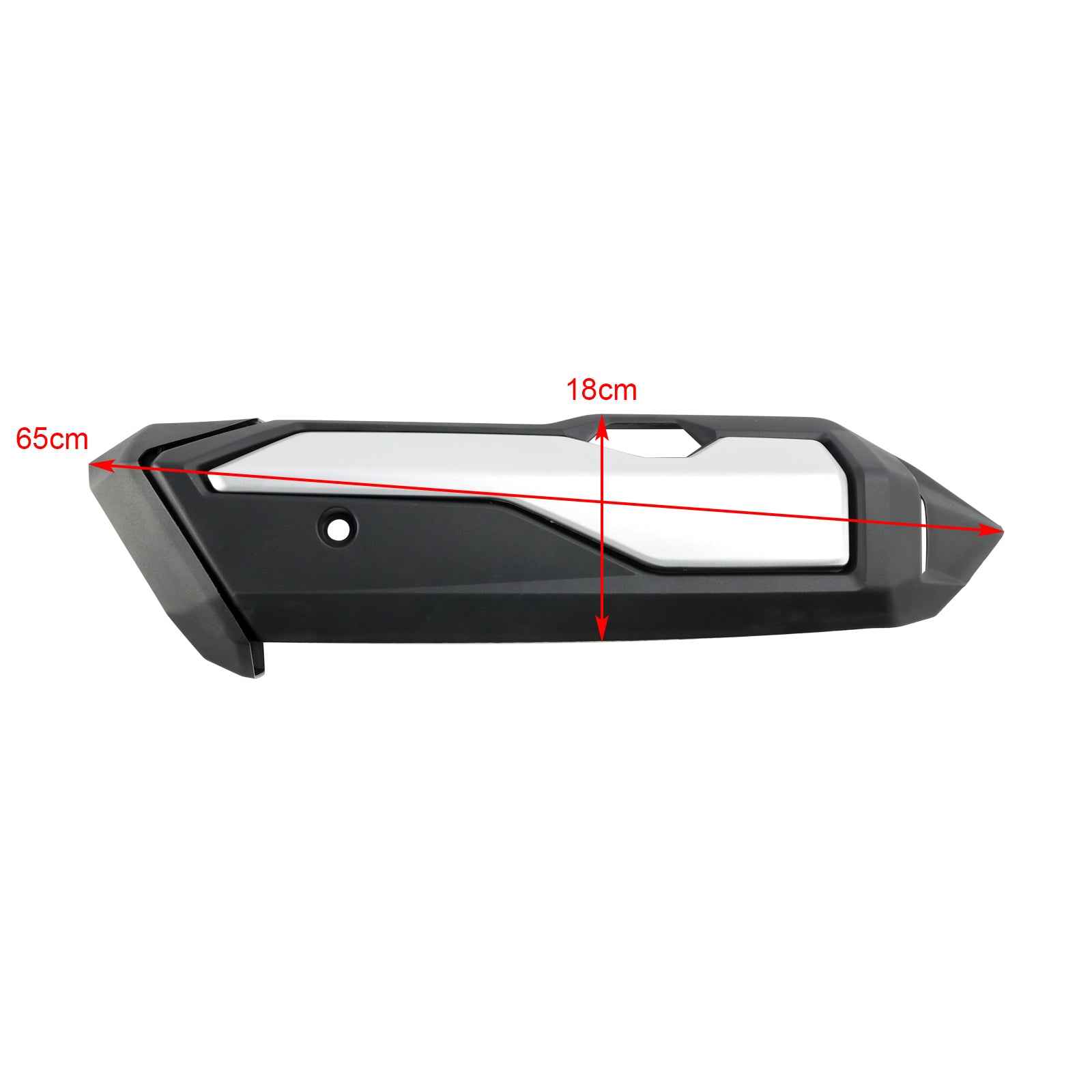 2021-2024 Honda Forza 350 NSS350 avgasrörsvärmesköldskyddsskal för silver