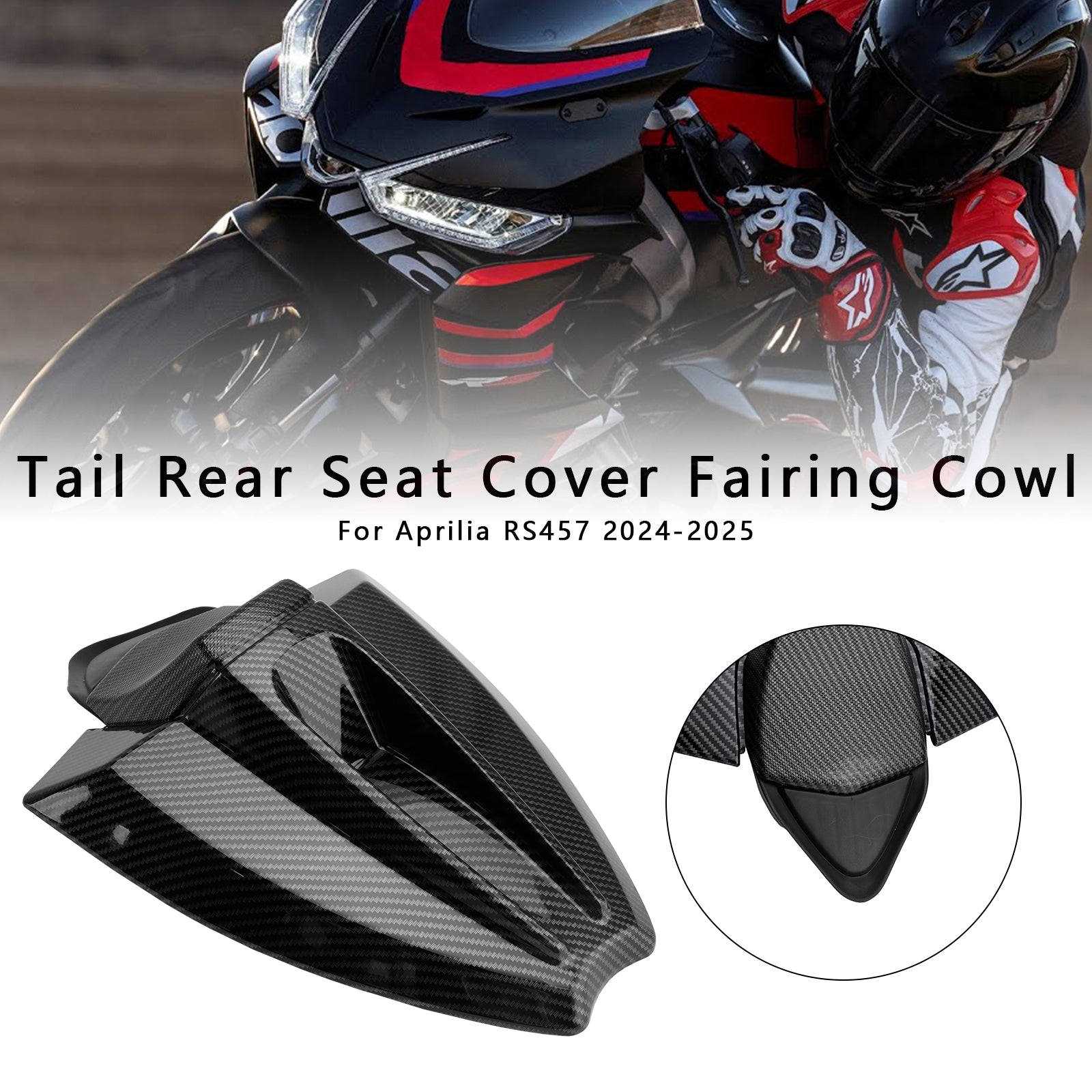 2024-2025 Aprilia RS 457 Tail Rear Seat Cover Fairing Cowl