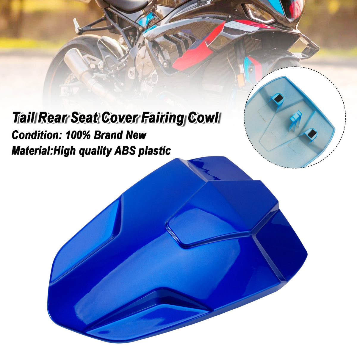 2023-2026 BMW S1000RR Rear Seat Cover Passenger Fairing Cowl
