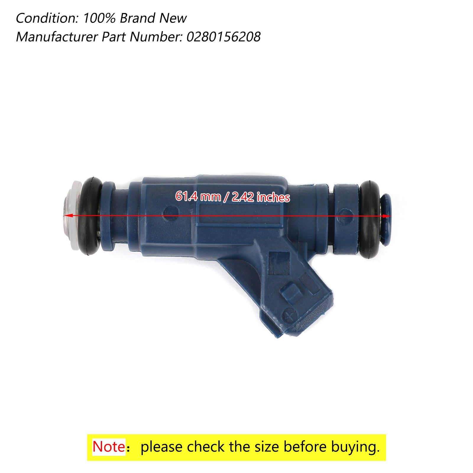 Polaris Ranger 700 800 Sportsman 800 700 Brændstofinjektorer 0280156208 1253558