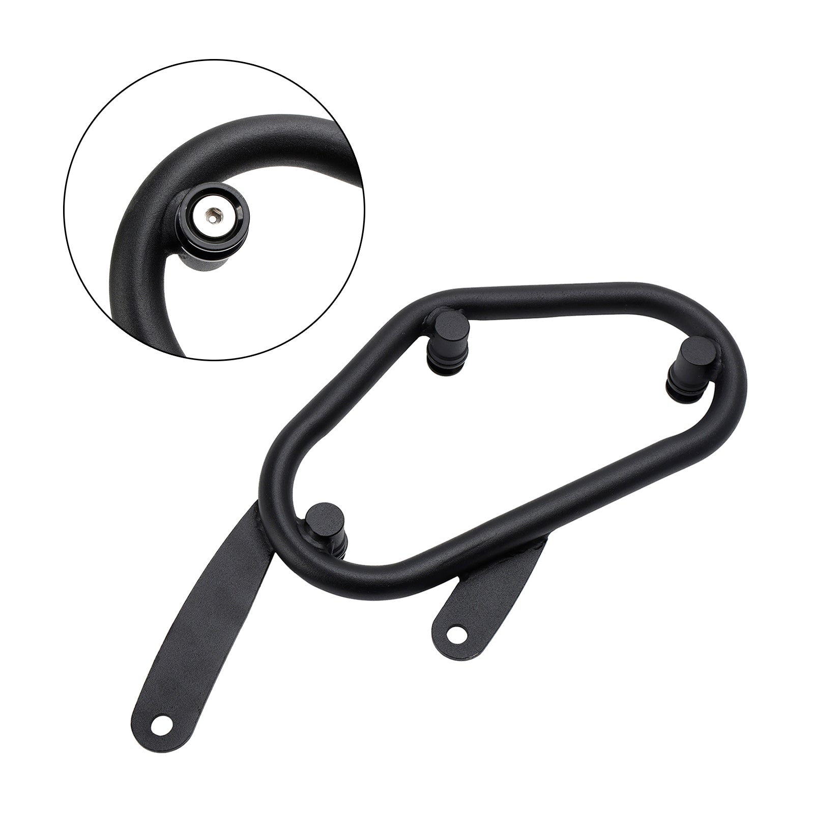 ブラックサドルバッグサポート取付ブラケット左ホンダ Cl300 Cl500 2023-2024