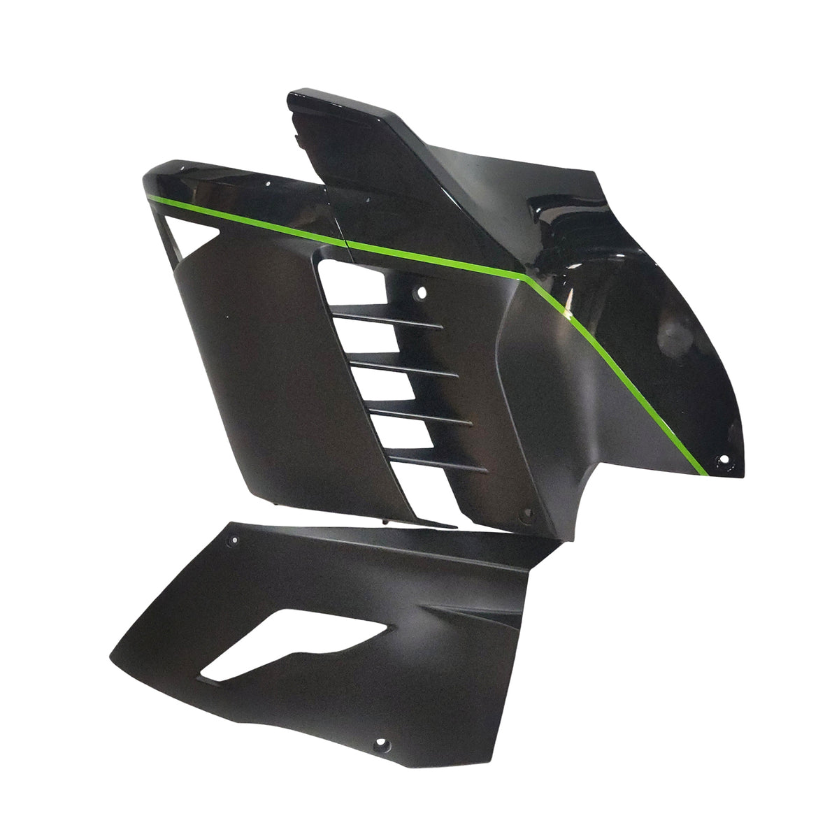 Amotopart 2007-2009 Kawasaki GTR1400 ZG1400 Gray White Black Fairing Kit