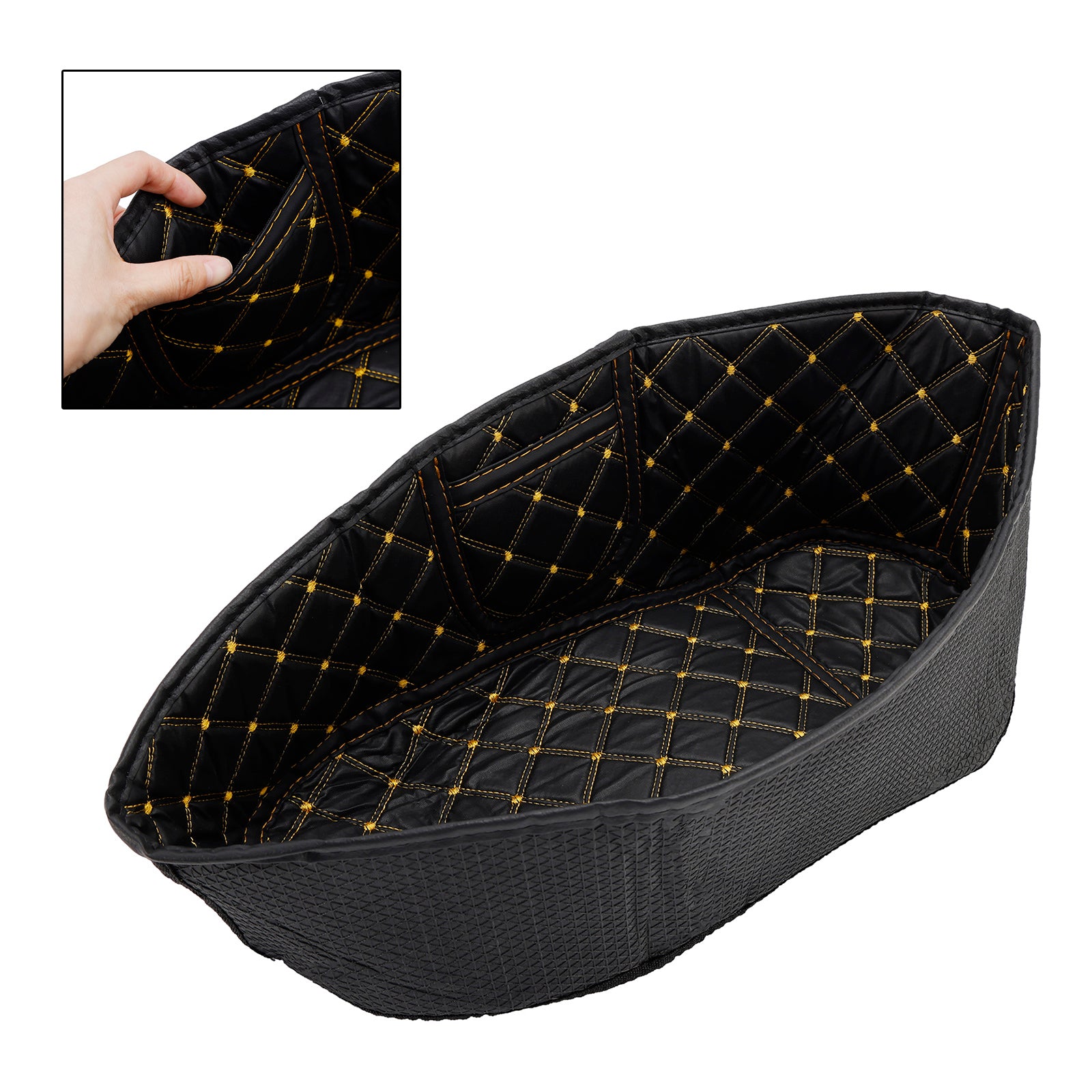 Vespa Gts 300 Gts300 Seat Bucket Liner Pad Trunk Inner Protector Brown