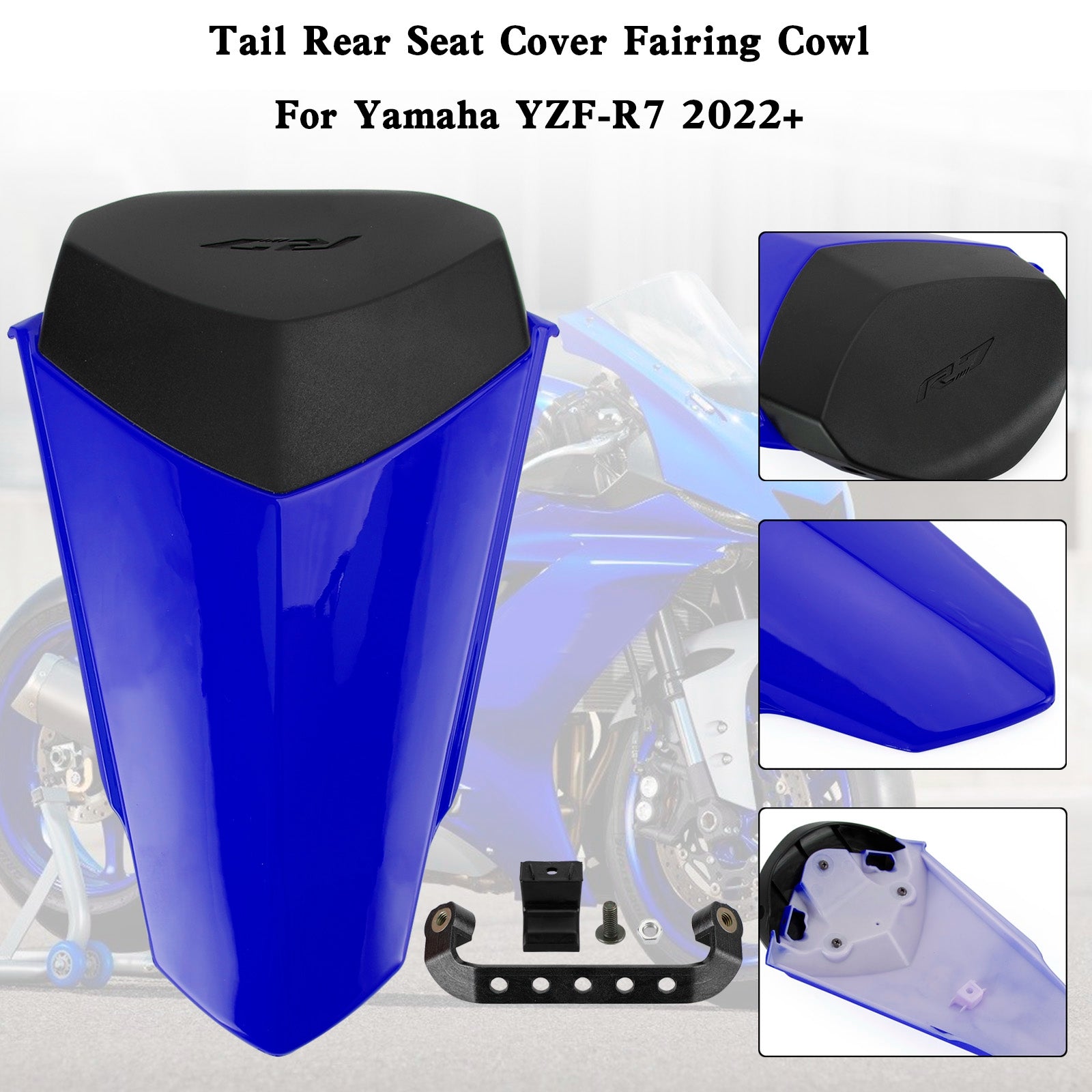 22-25 YAMAHA YZF R7 Tail Rear Seat Cover Fairing Cowl