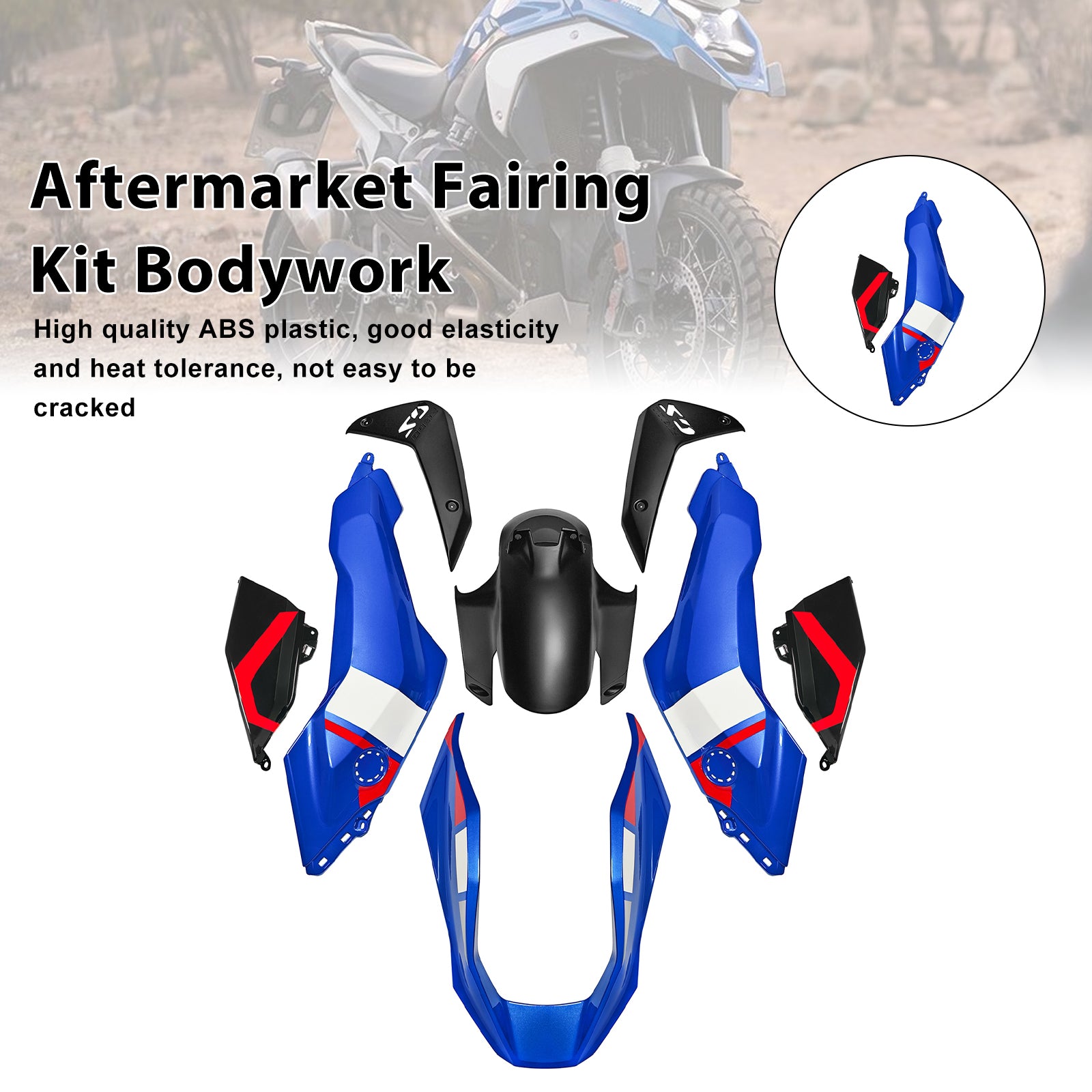 Amotopart 2024-2025 BMW R1300GS Collection Fairing Kit