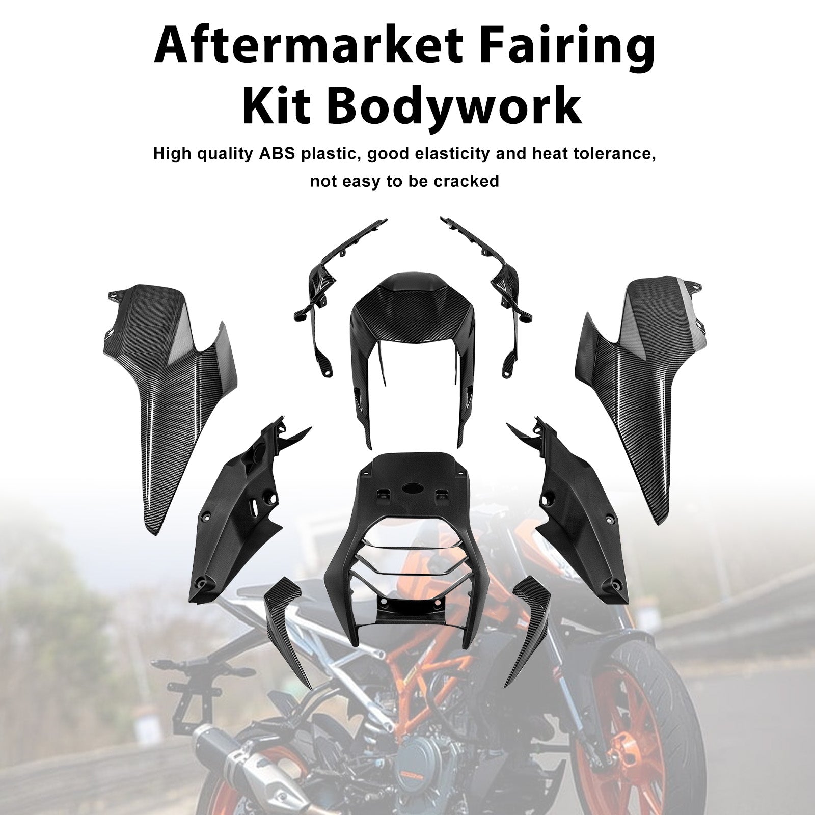Amotopart 2017-2023 Duke 390 Fairing Kit