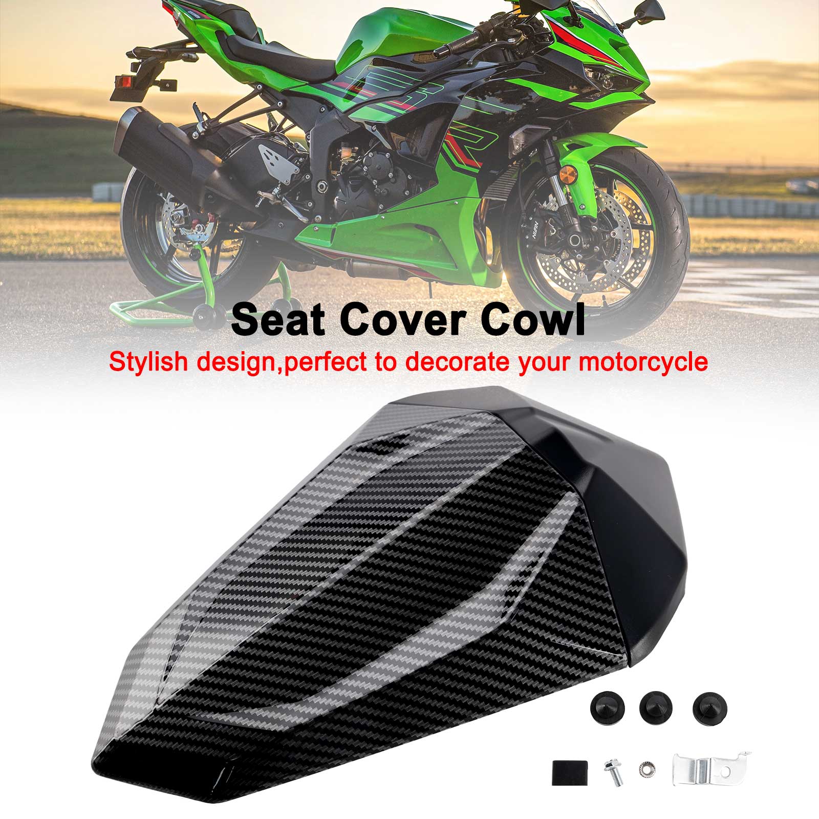 24-25 Kawasaki Ninja 500 EX500R Z500 Tail Rear Seat Fairing Cowl