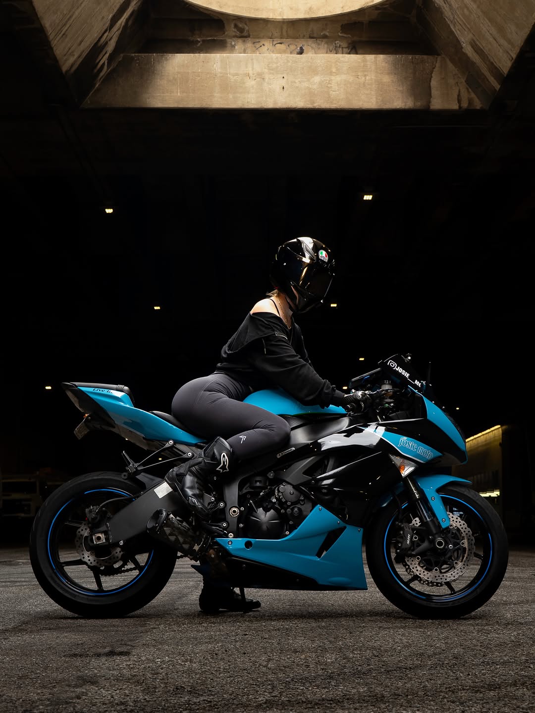 Amotopart Kawasaki 2009-2012 ZX6R 636 Blue Fairing Kit