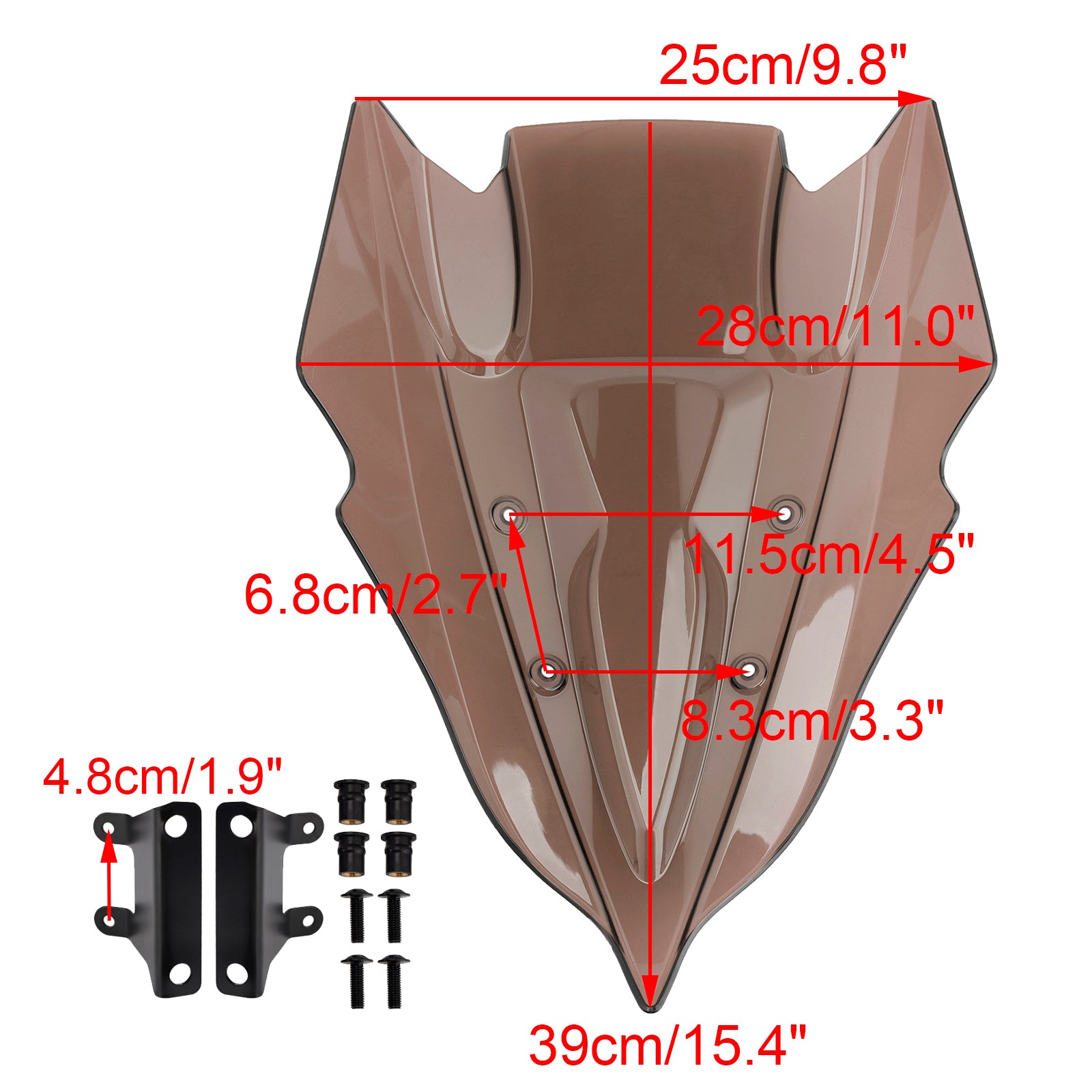 2024-2025 KAWASAKI Z500 Windshield Windscreen