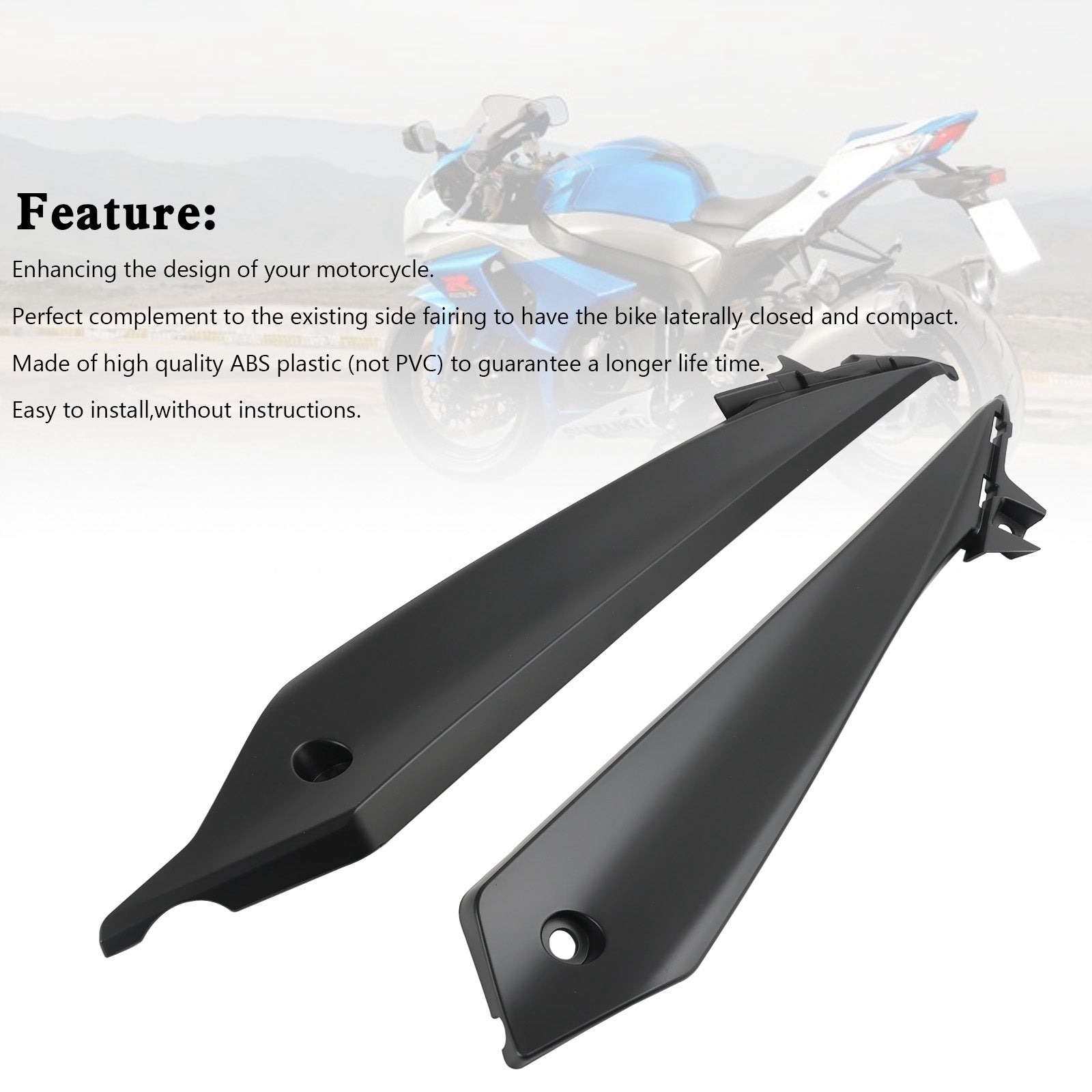 Rear Lower Side Fairings For Suzuki GSX-S 1000 2015-2020