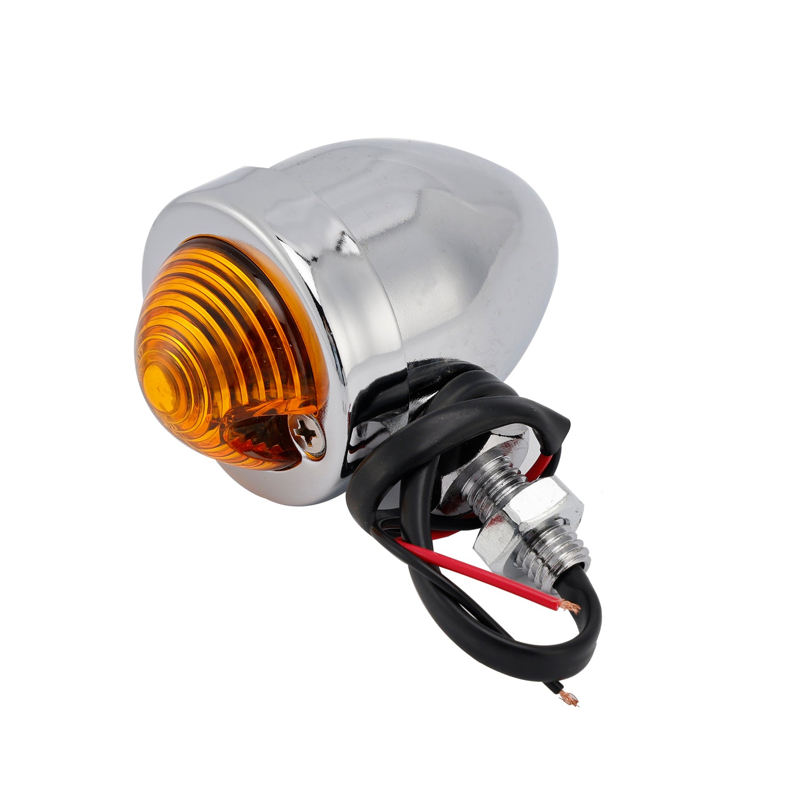 Motorcycle Headlight Lamp Spotlight Universal Coler Switch Chrome #D20