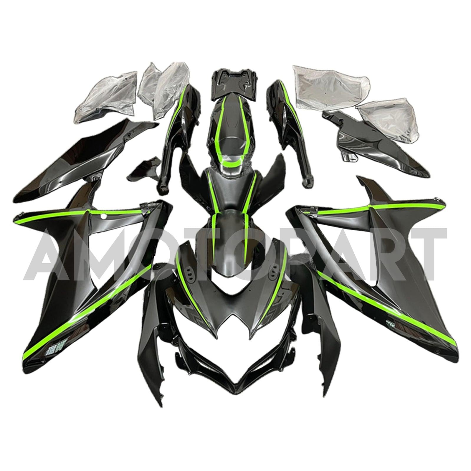 Amotopart 2008-2010 Suzuki GSXR 600/750 Collection de kit de carénage