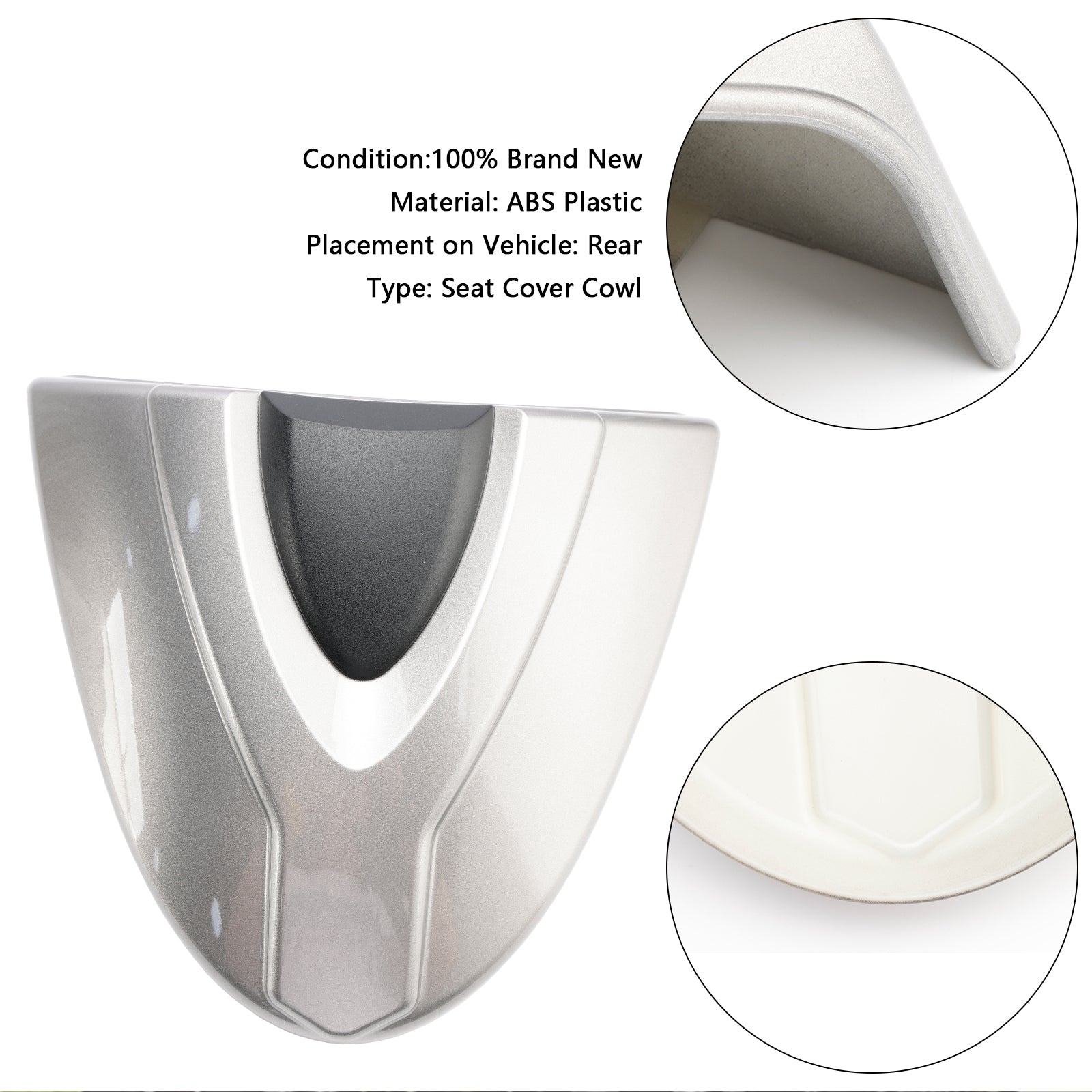 21-24 Trident 660 cubierta del asiento trasero carenado