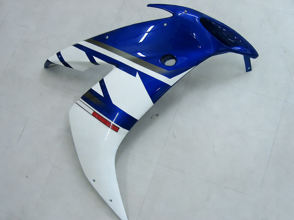 Amotopart 2004-2006 Yamaha YZF 1000 R1 Kit de carenado blanco azul