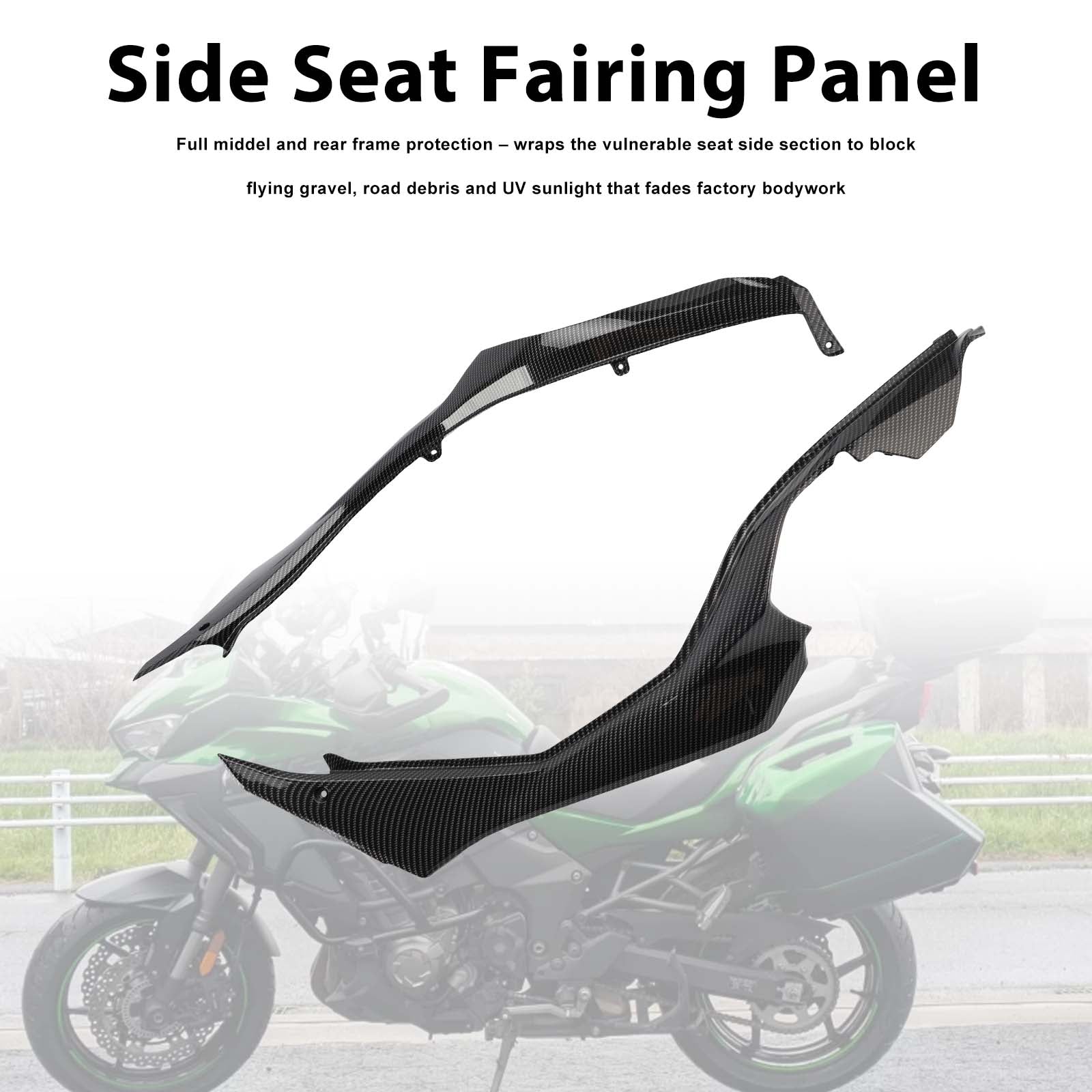 2019-2024 Kawasaki Versys 1000 Side Seat Fairing Guards Cowl