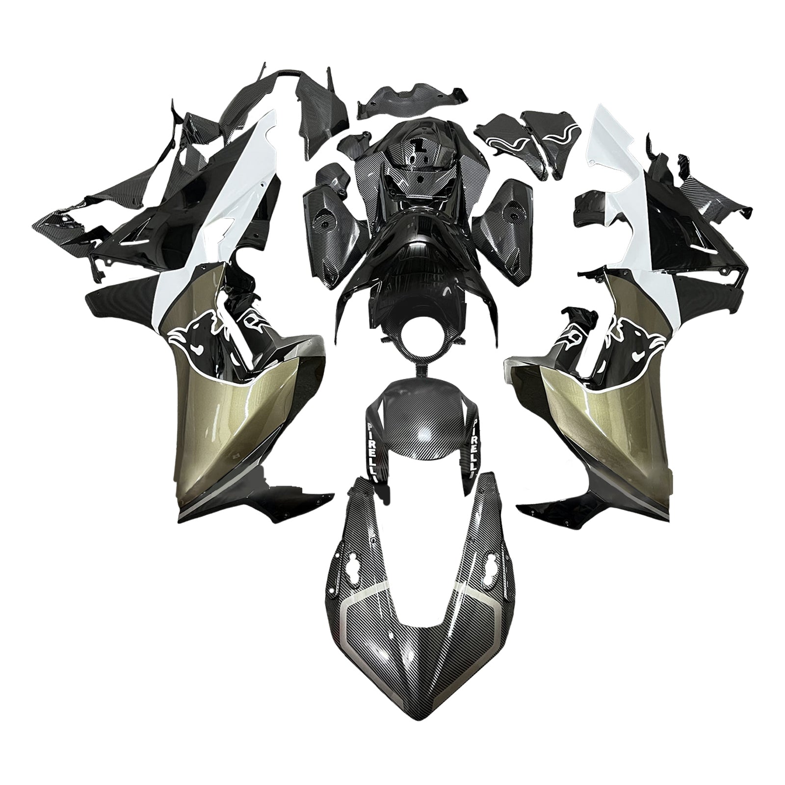 Amotopart 2017-2025 Honda CBR1000RR Carbon Fiber Pattern Fairing Kit