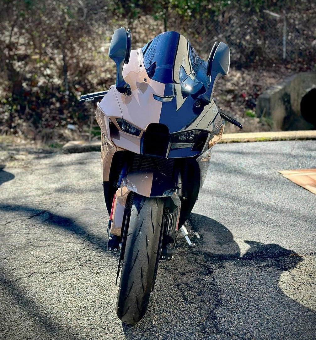 Amotopart 2021-2025 Kawasaki ZX10R ZX10RR Black Style4 Fairing Kit