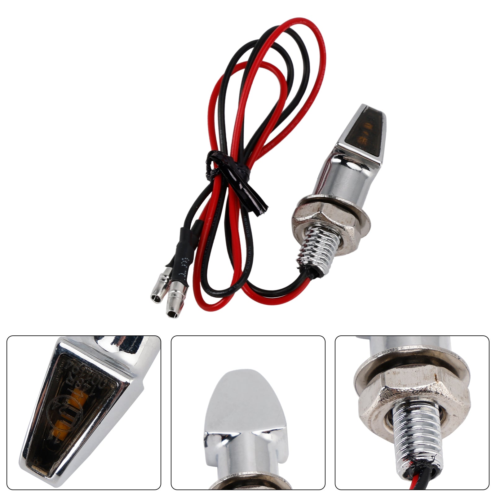 Universal MotorCycle 12V LED Turn Signal Indicator Light 8mm
