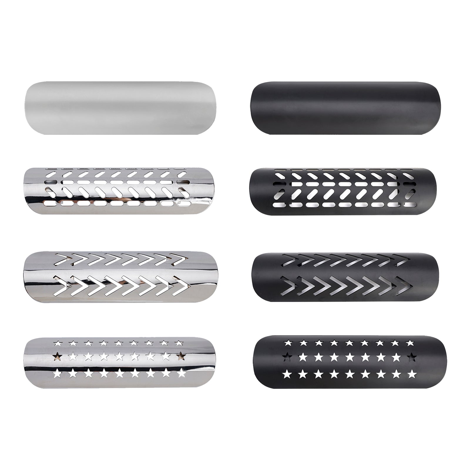 Motorcycle Scooter Cub BlackD Exhaust Side Bracker Cover Steel Decorative Cover