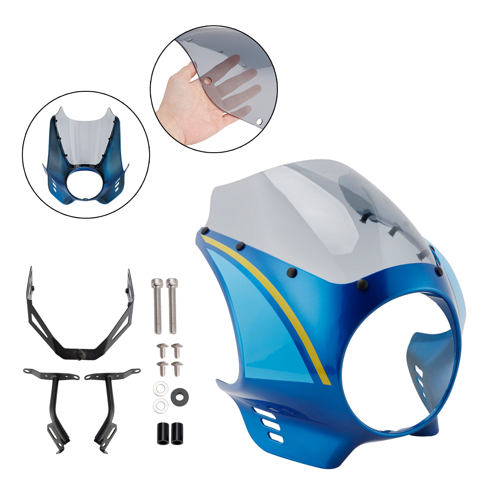 Yamaha XSR900 2022-2025 Headlight Fairing Windshield WindScreen