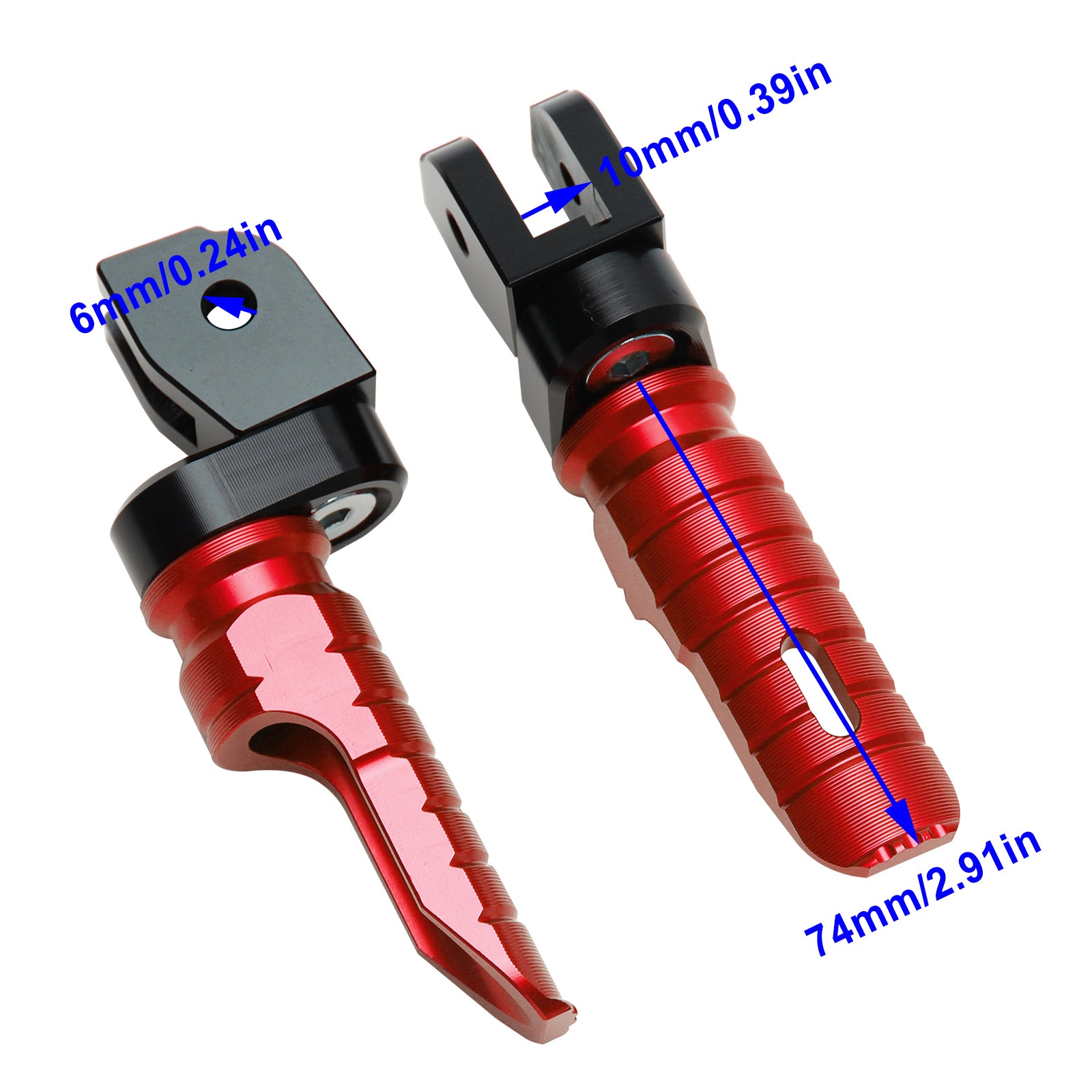 Voorste voetsteunen voeten Pin geschikt voor Ducati Monster 821 937 950 1100/s/EVO 1200/s/r