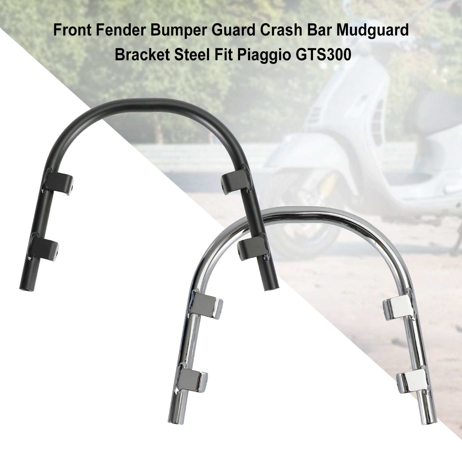 08-21 Piaggio Vespa GTS 300 Crash Bar Bar Fender Fender Guard Guard Mudguard