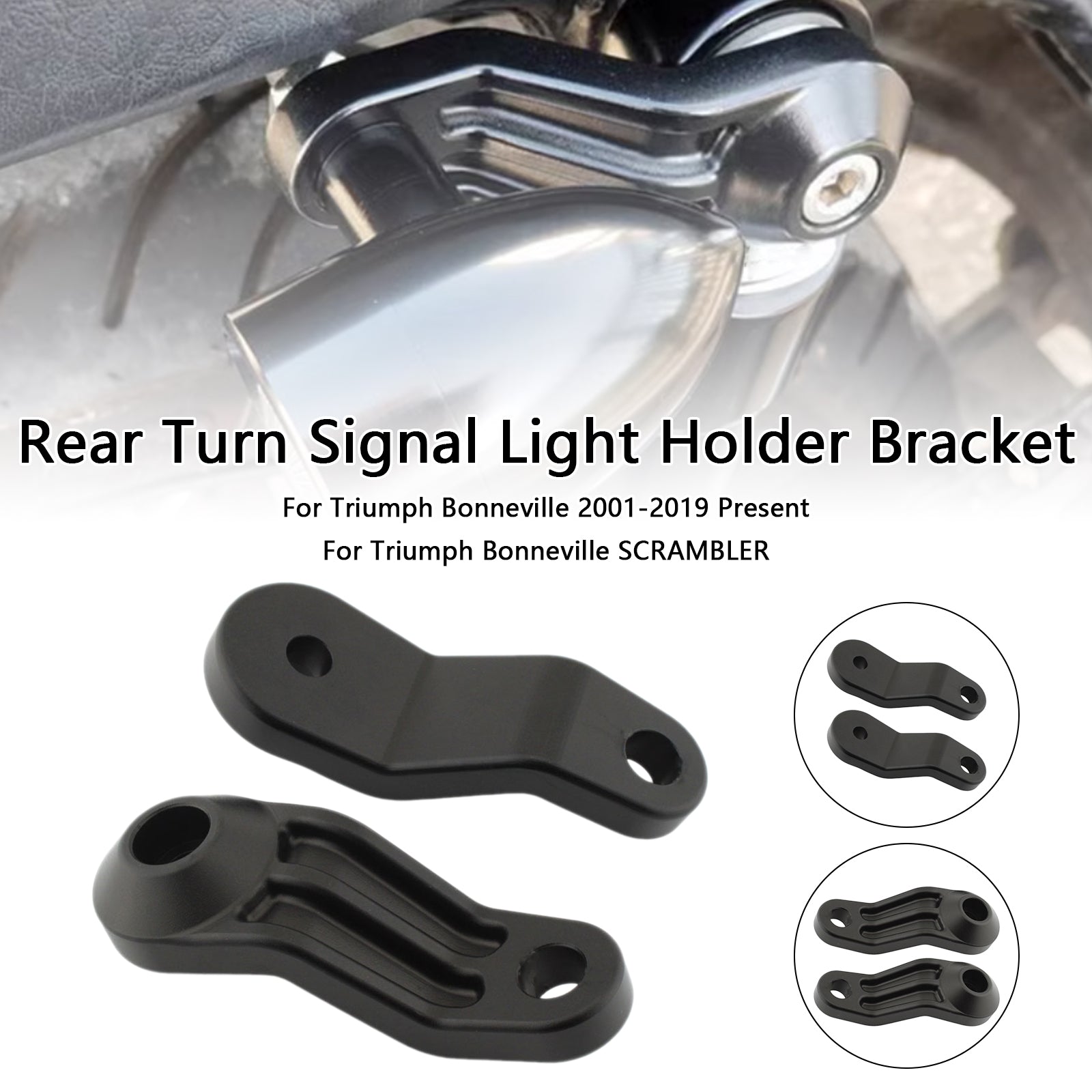 Bonneville SE T100 T120 Rear Turn Signal Light Holder Bracket