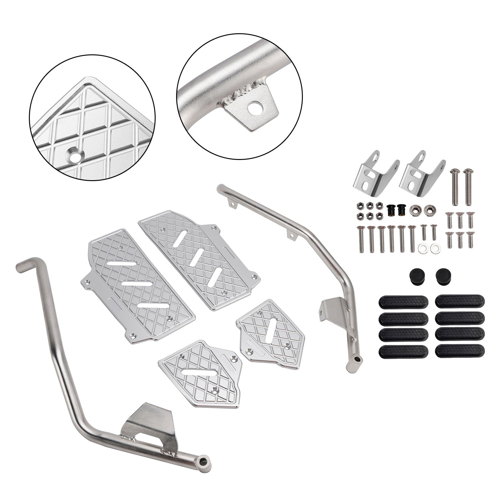 Honda Adv350 2022-2025 24 Crash Bar Lower Engine Guard Steel Frame Black