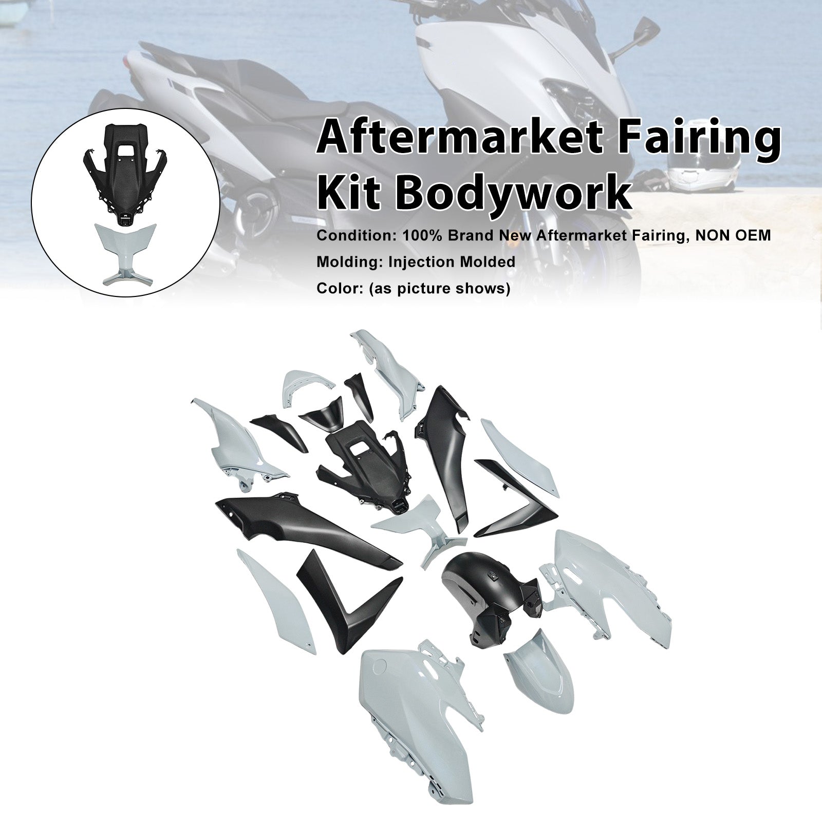 Amotopart 2025-2026 Yamaha TMAX560 Fairing Kit Collection