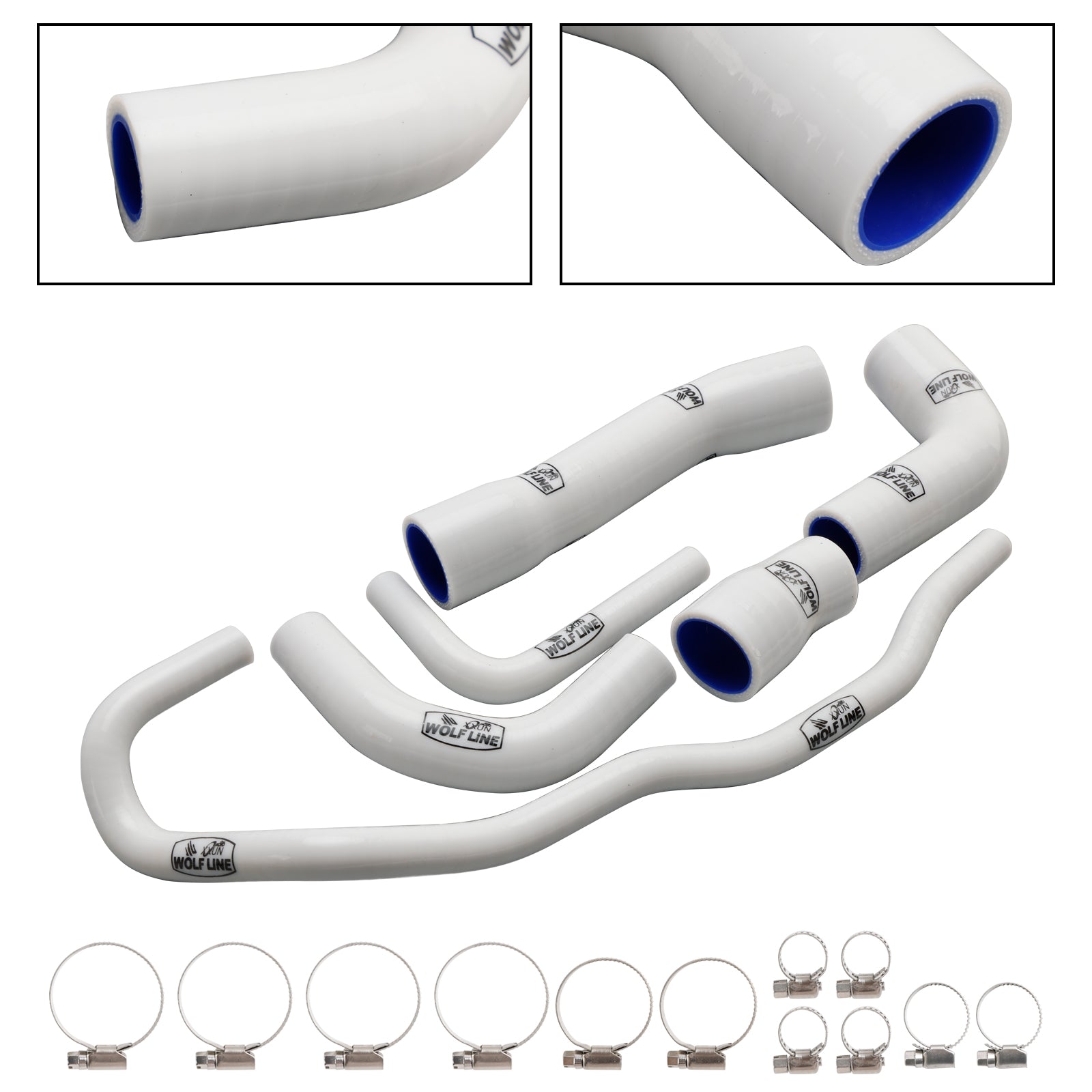 2021-2024 BMW S1000XR Silikone Radiator Kølevæskeslange Kit