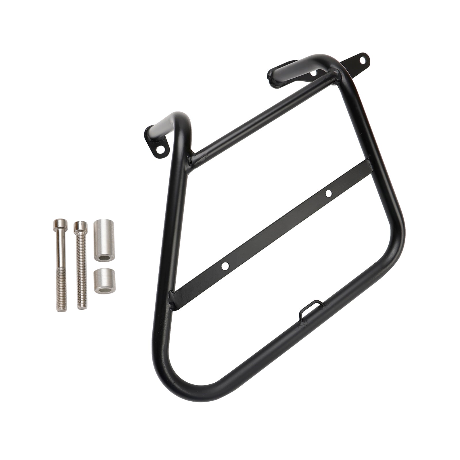 Seitensatteltasche Montagehalterung Schwarz Passform für Honda CRF250L Rally 2017-2020 Rechte