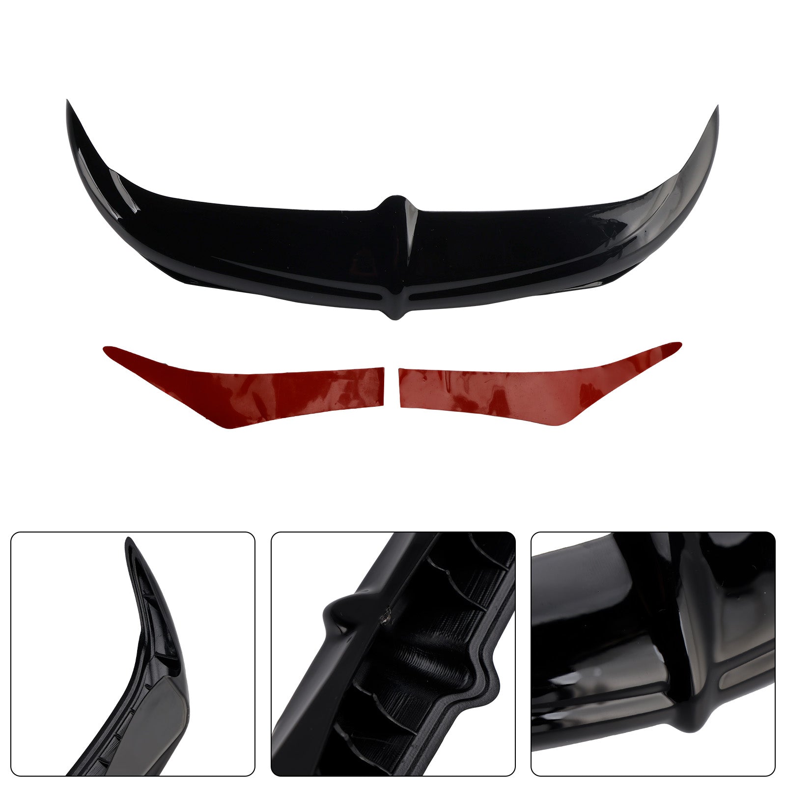 96-13 Electra Street Glides Trikes Bat Brow Batwing Fairing Accent Trim