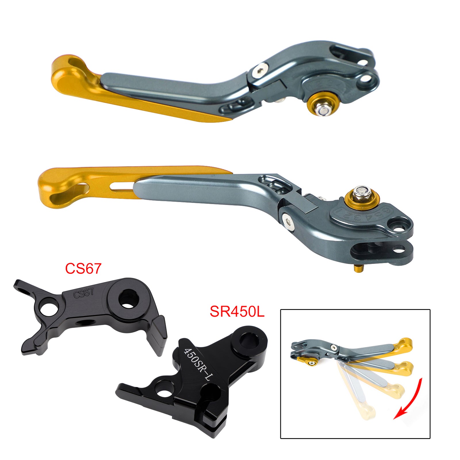 2024-2026 VOGE DS900X 900DSX Adjustable Clutch Brake Lever
