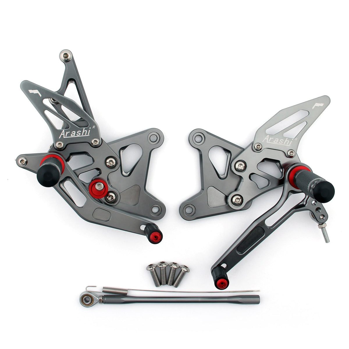 2005-2006 Kawasaki ZX 636 Gray Rearset Rear set Foot pegs