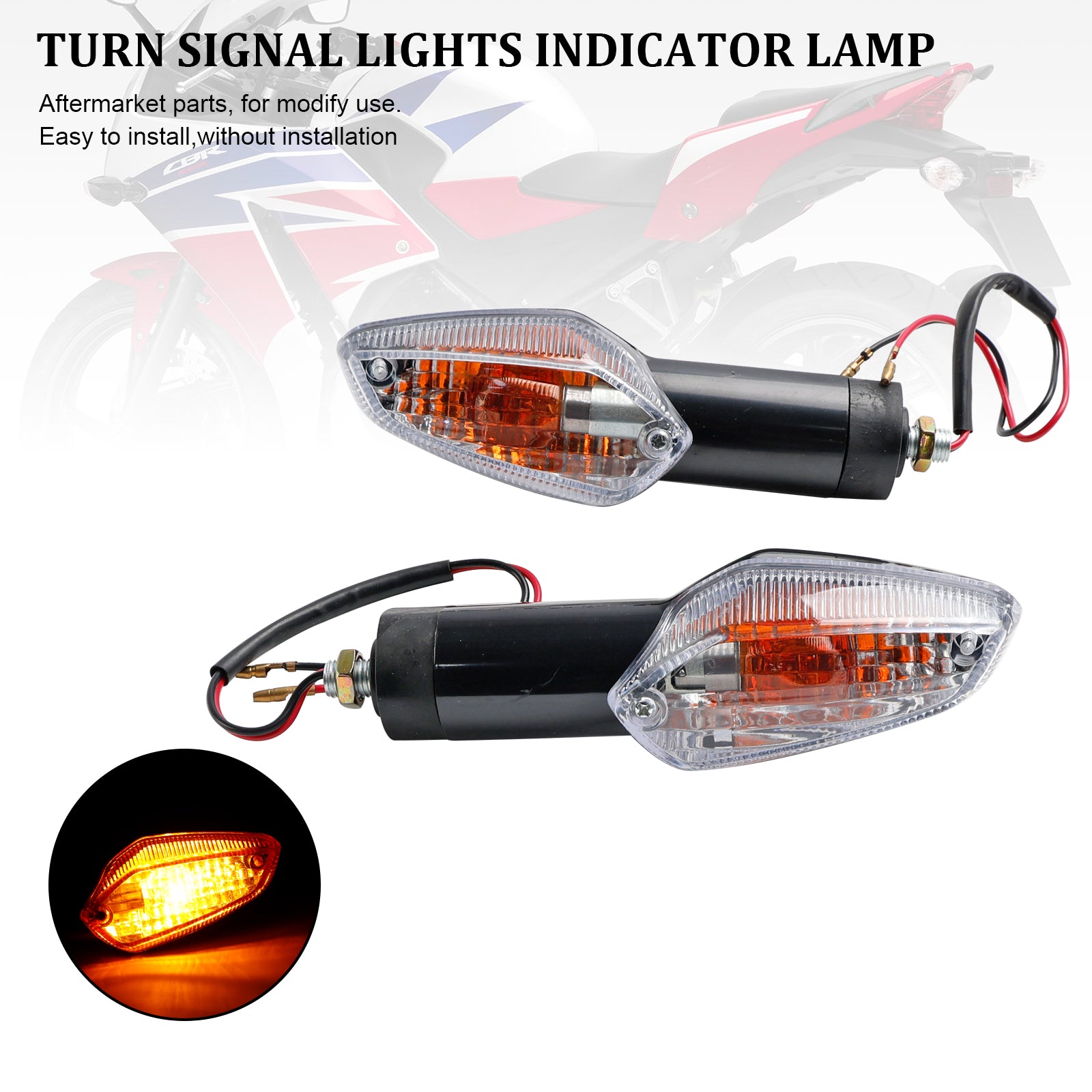 Honda CBR 250R 300R CBF 125 150 CB300 Turn Signal Lights Indicator Lampe