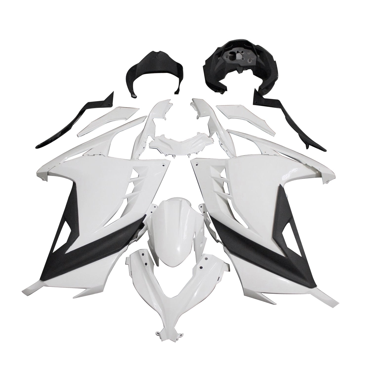 Amotopart 2013-2024 Kawasaki Ninja 300R 未塗装フェアリングキット