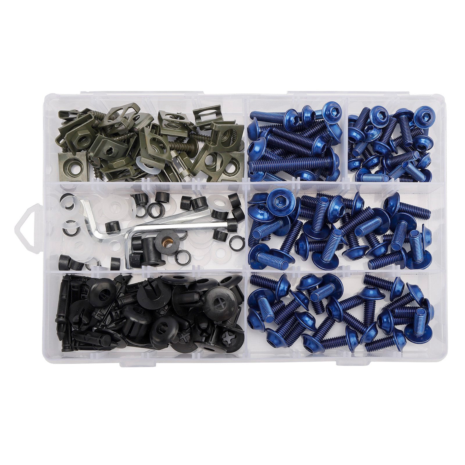 Amotopart 2007-2008 Kawasaki ZX6R 636 Hellblaues Verkleidungskit