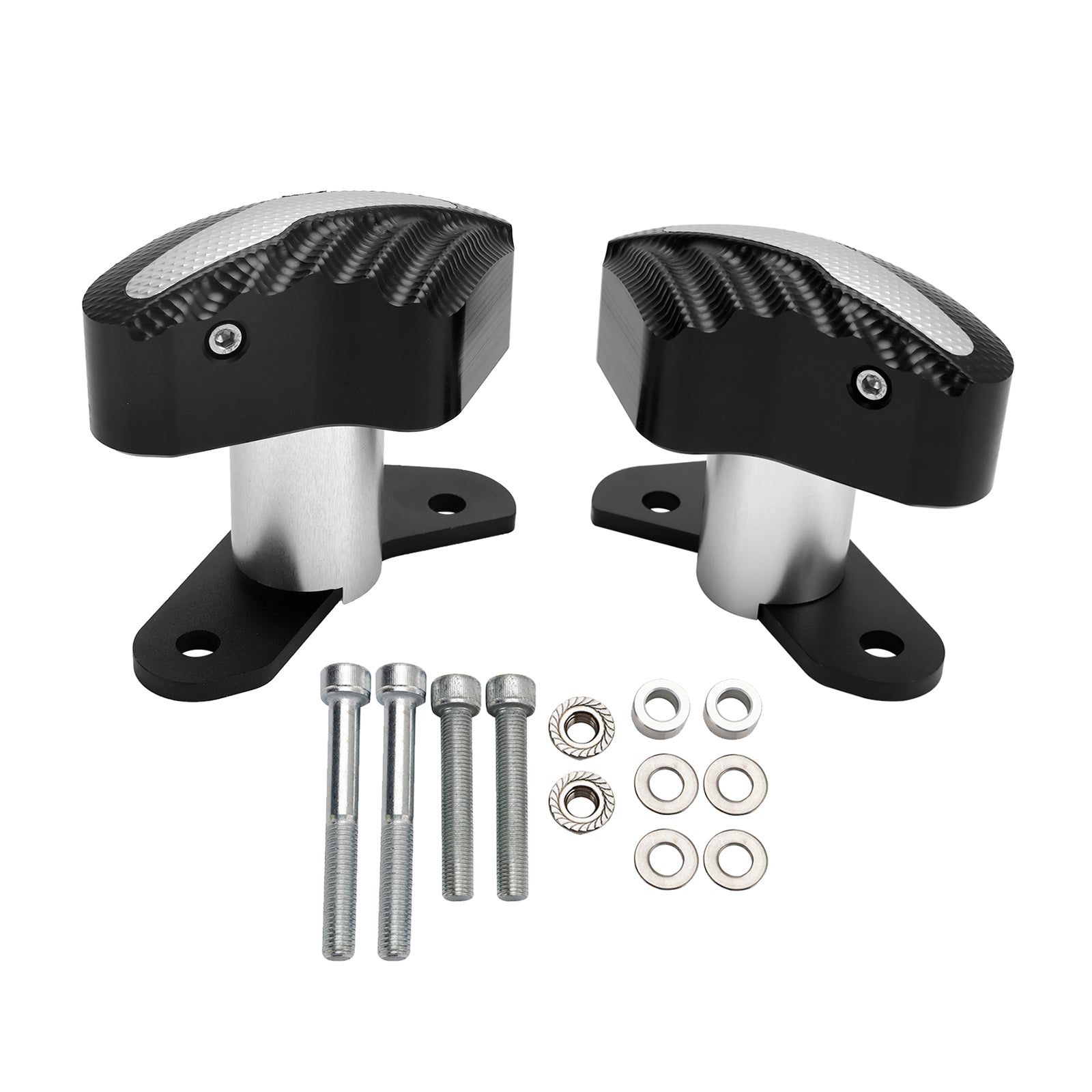 Protezione Tamponi Telaio Anti-Crash CNC Per Suzuki Gsxr1000 Gsxr 1000 17-23 Argento