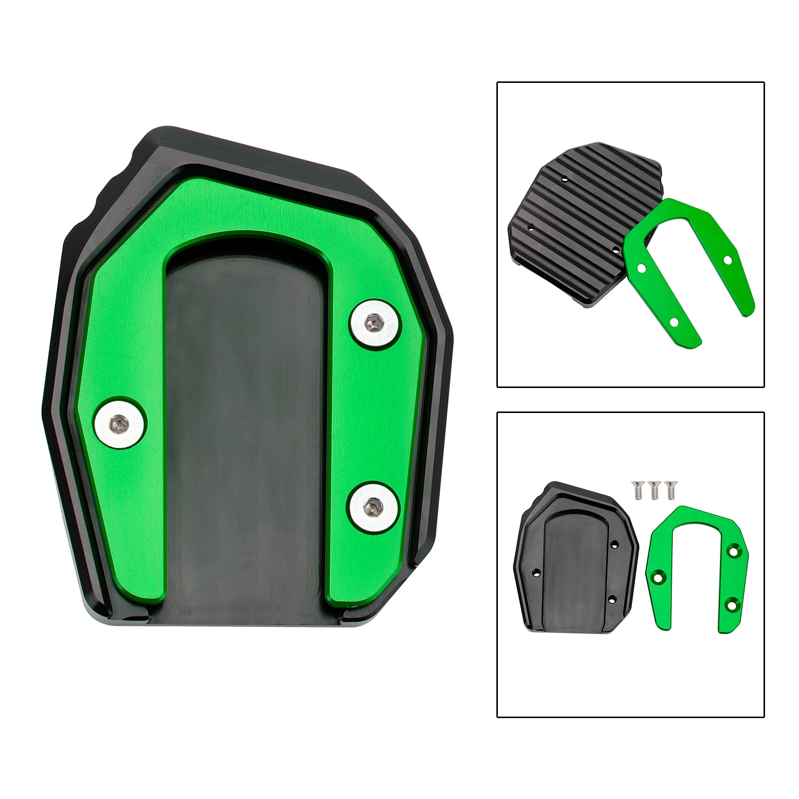Almohadilla de placa ampliada con soporte para Kawasaki Vulcan S 650 VN650 2015-2021