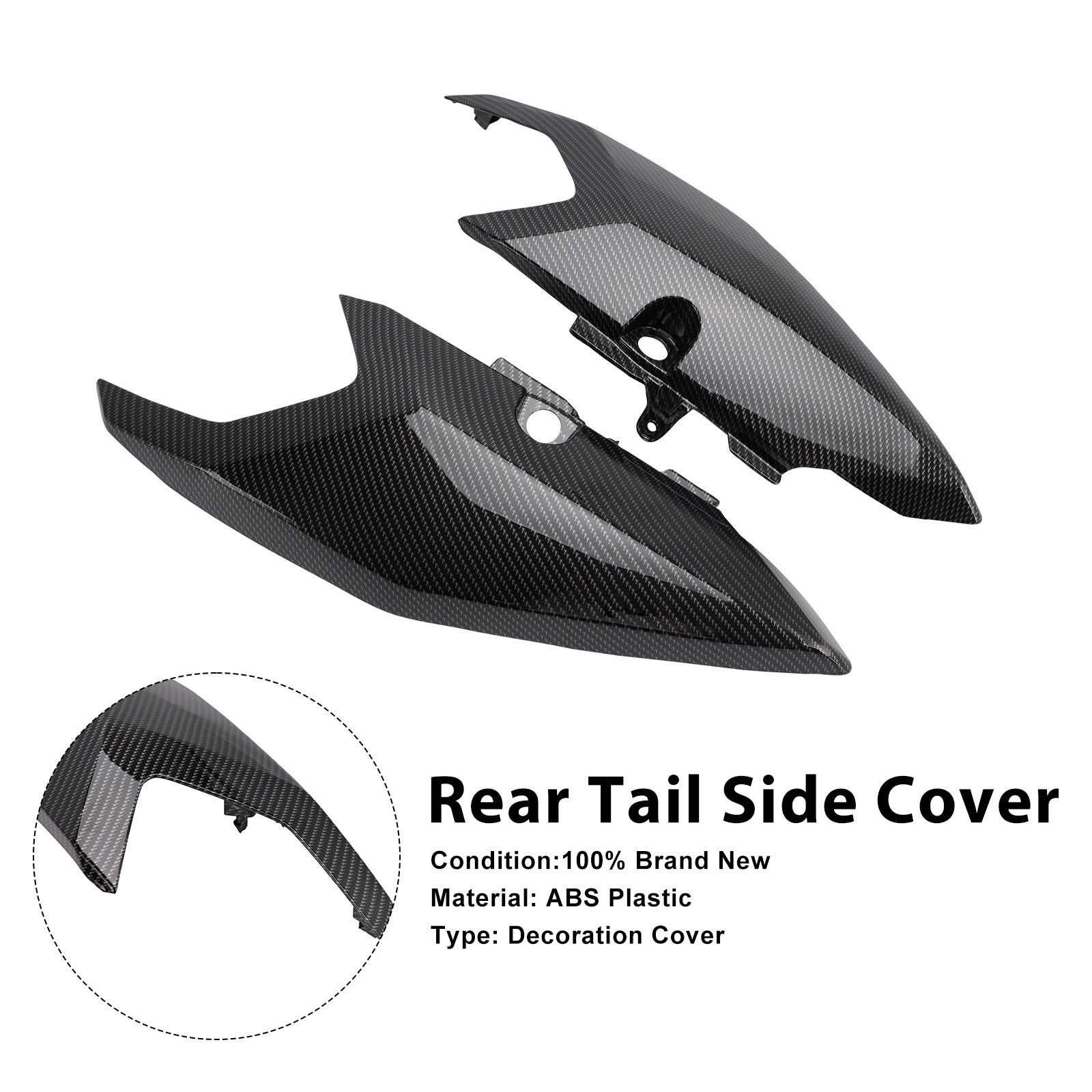 2025-2026 Yamaha Tenere 700 T700S Rear Tail Side Cover Fairing