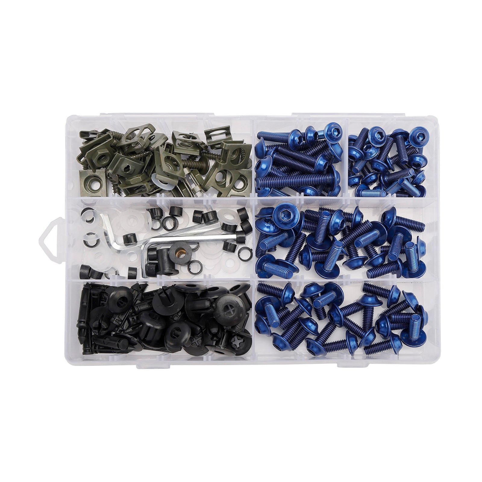 Amotopart 2016-2020 Kawasaki ZX10R Blue Fairing Kit