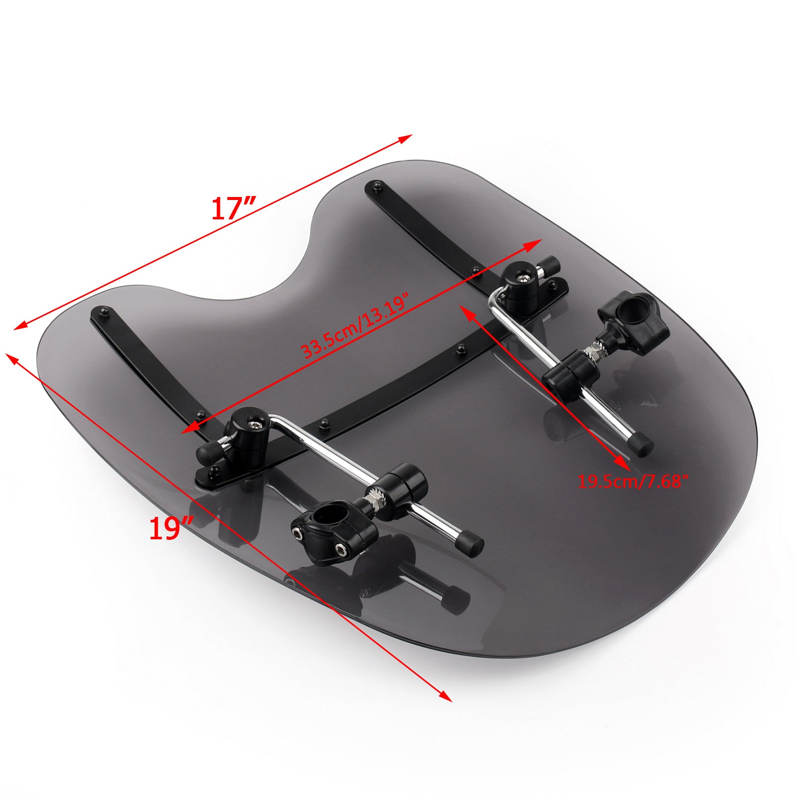 Sportster Dyna Glide Softail Touring Grand 19"x17" Pare-brise Pare-brise