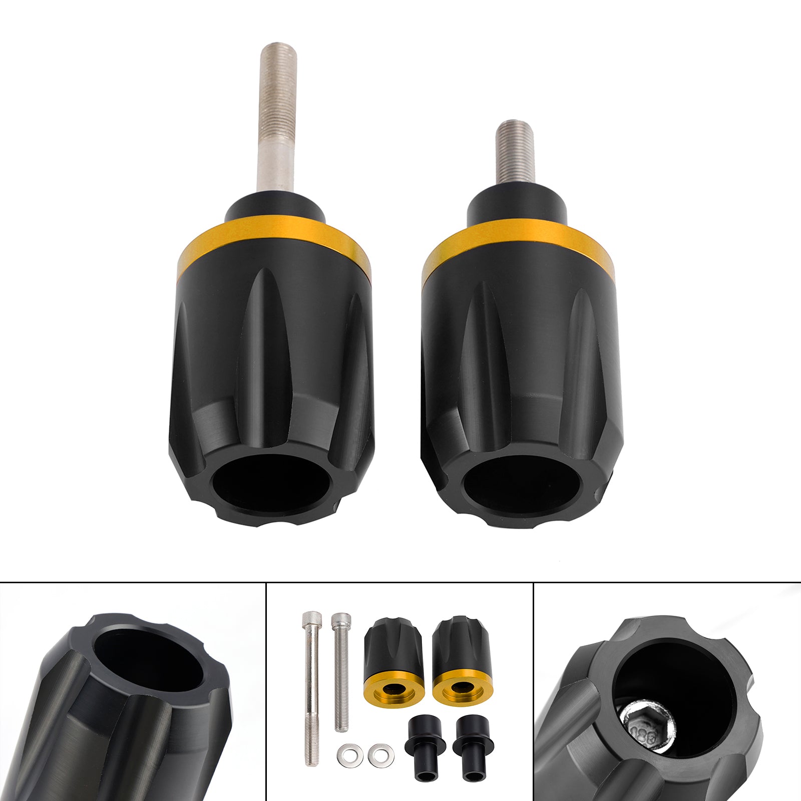 2019-2020 Honda Cb650R Cb 650 Cnc Anti-Crash Frame Sliders Protector Gold