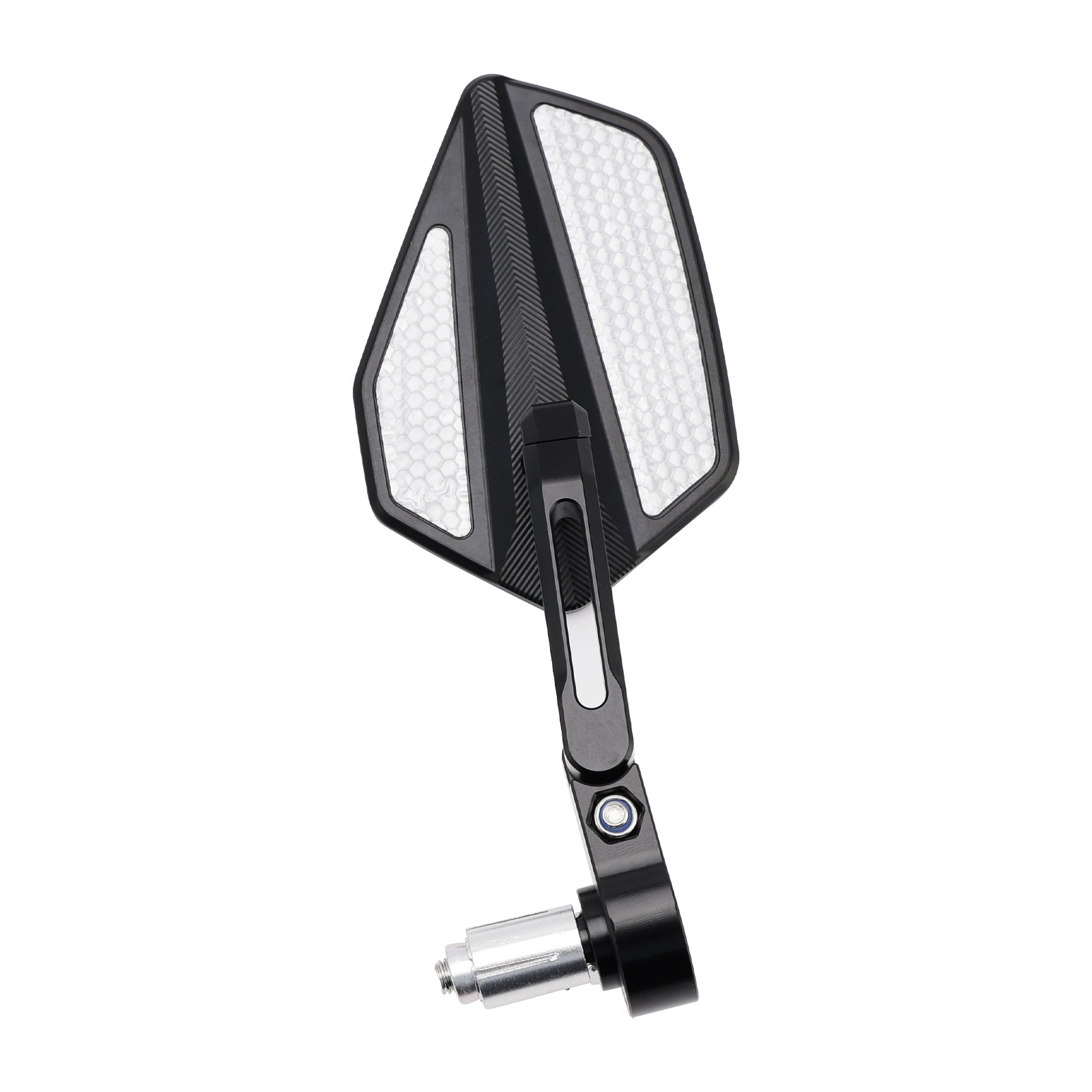 Aluminum Motorcycle Shield 360 Rotation Bar End Mirrors Right & Left 22mm PAIR