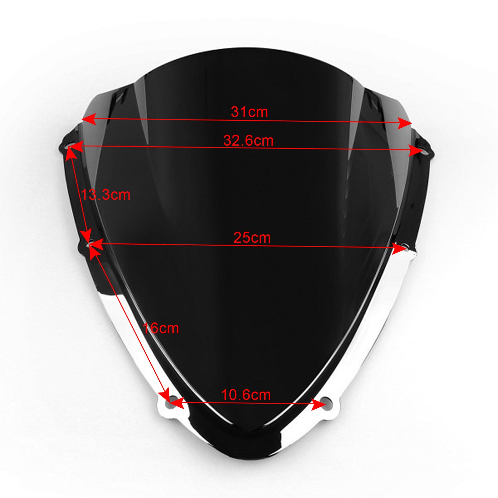 2008-2010 K8 Suzuki GSXR600750 En pare-brise Double bulle