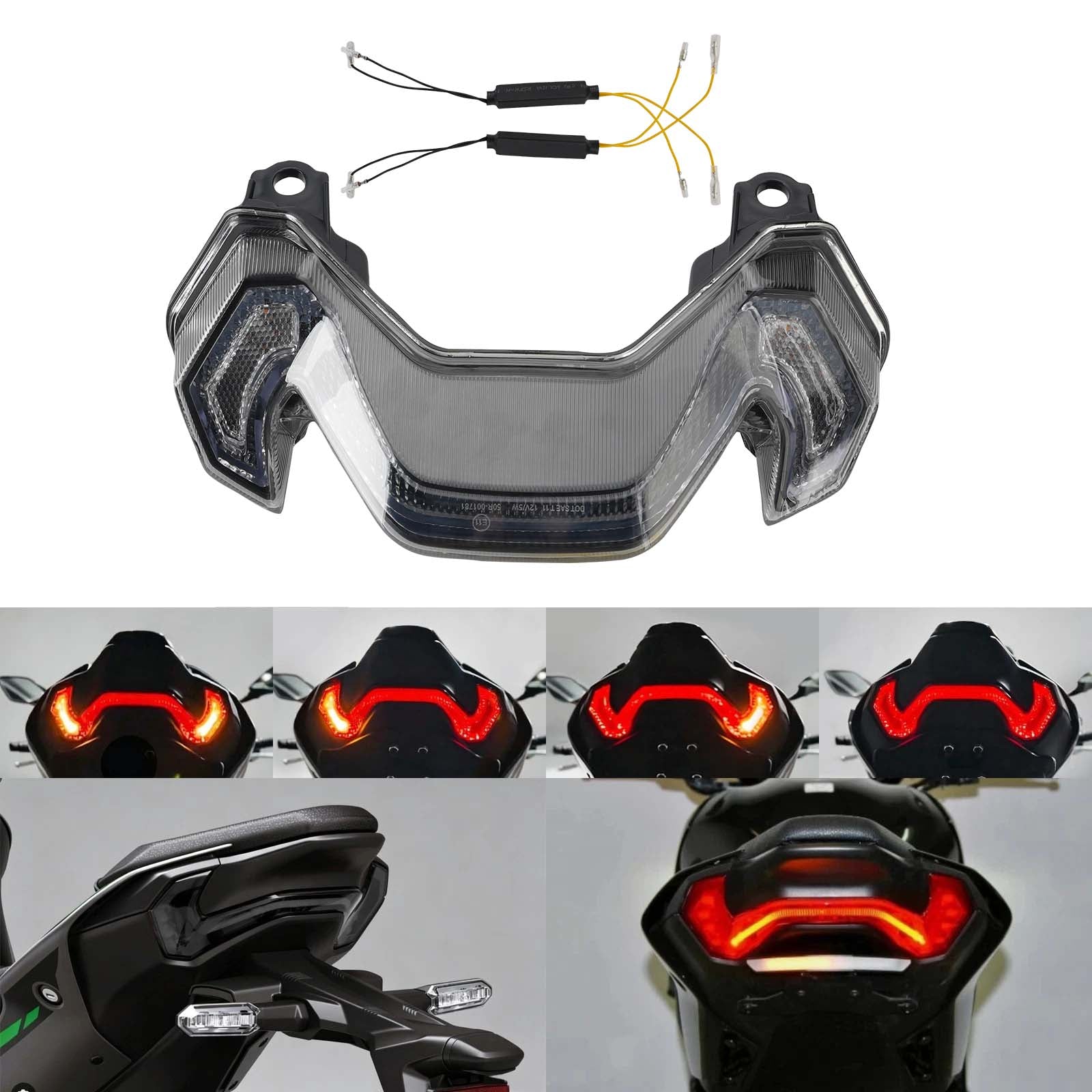 2025-2026 KAWASAKI Z900 Z900SE LED koncové světlo směrovky integrované