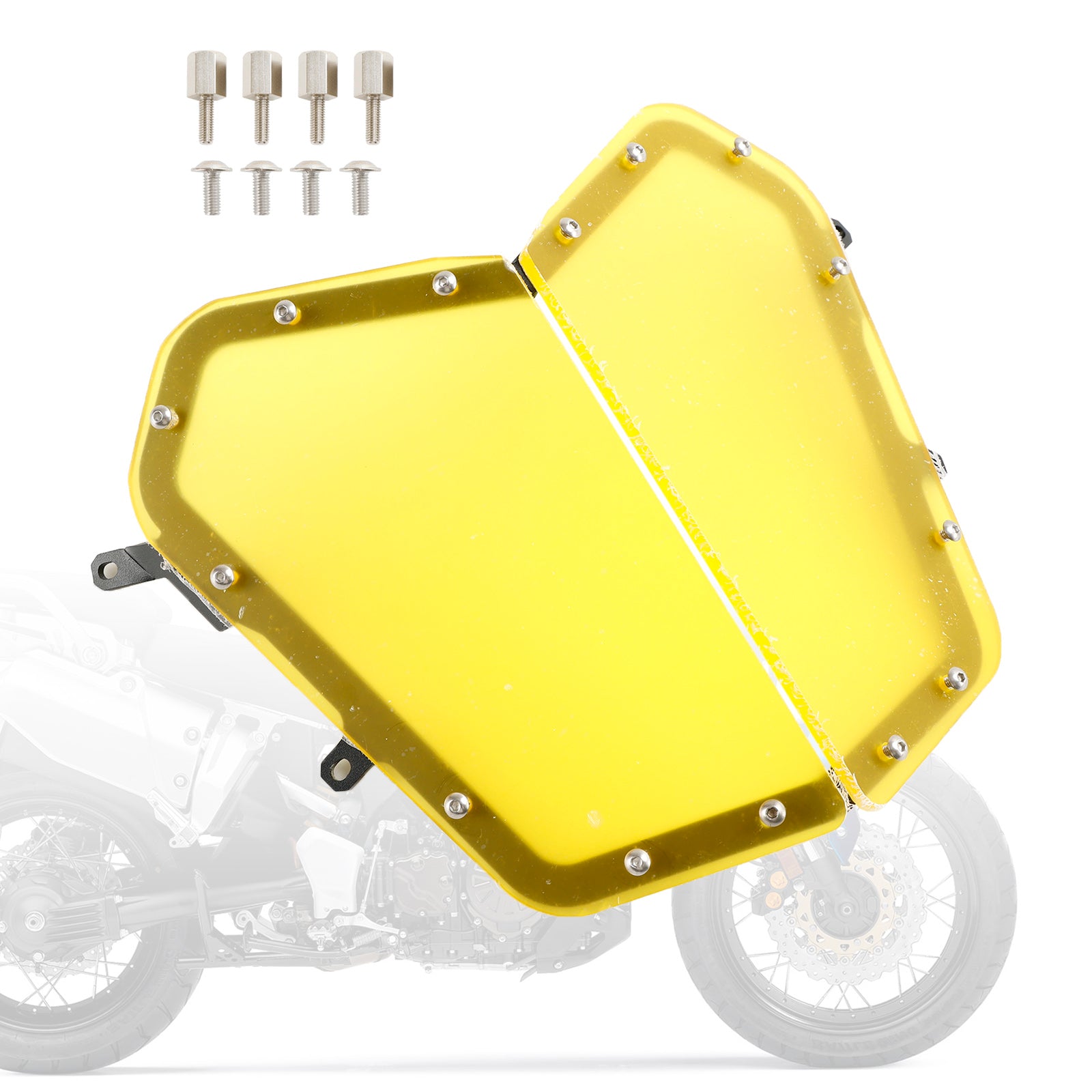Protezione della copertura della protezione del faro anteriore in acrilico adatta per Yamaha Tenere 700 19-23