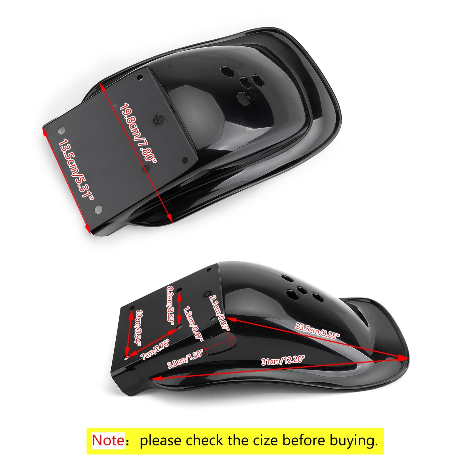 18-22 KAWASAKI Z900 RS Z900RS Cafemotorcykel ABS Bag Fender Mudguard