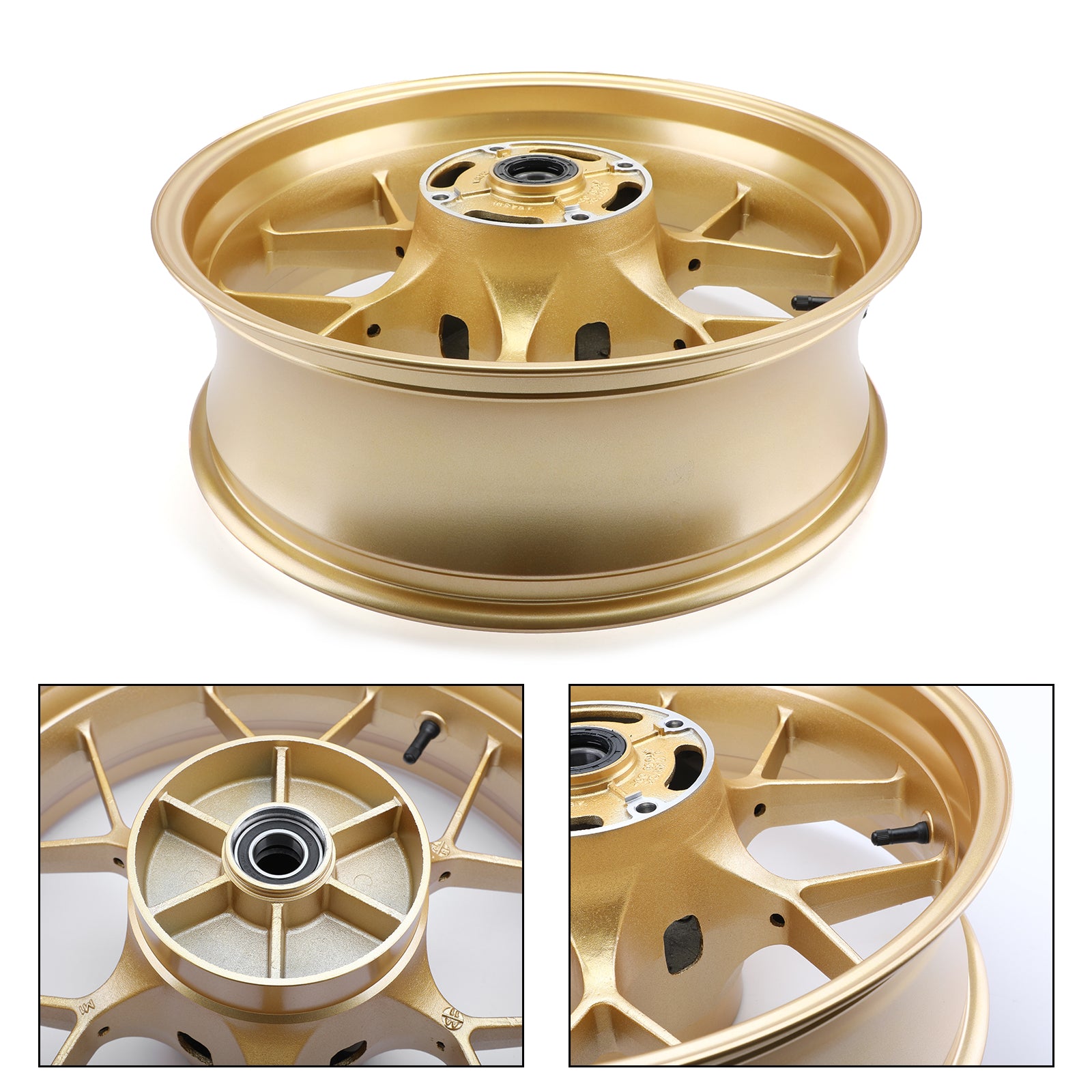 17" Jante traseira preta completa para Honda CBR600RR 2013-2017